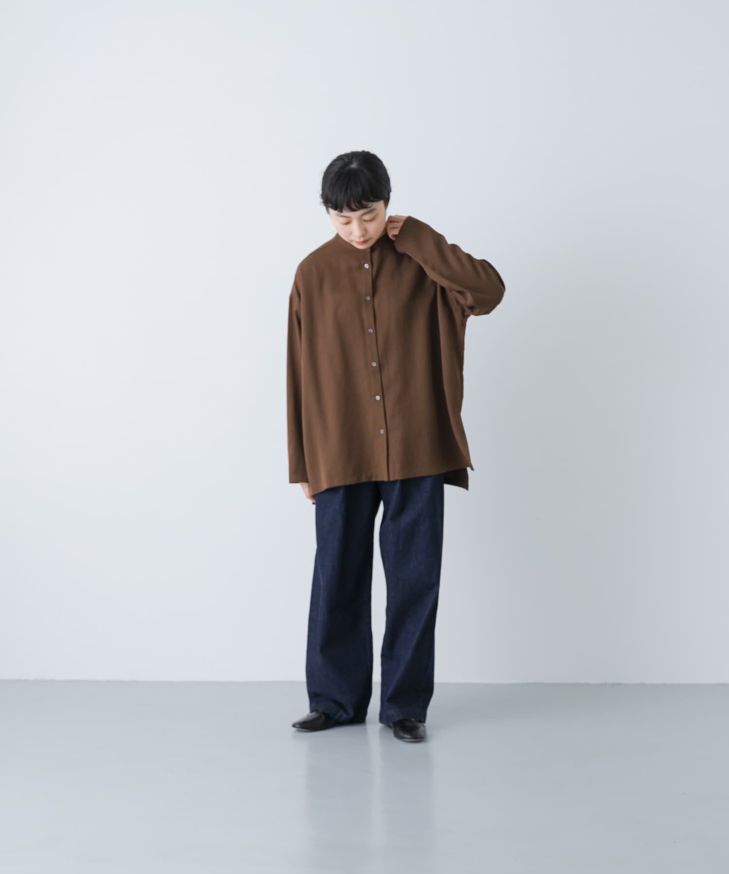 かぐれ「レーヨンワイドシャツ」|シャツ・ブラウス|