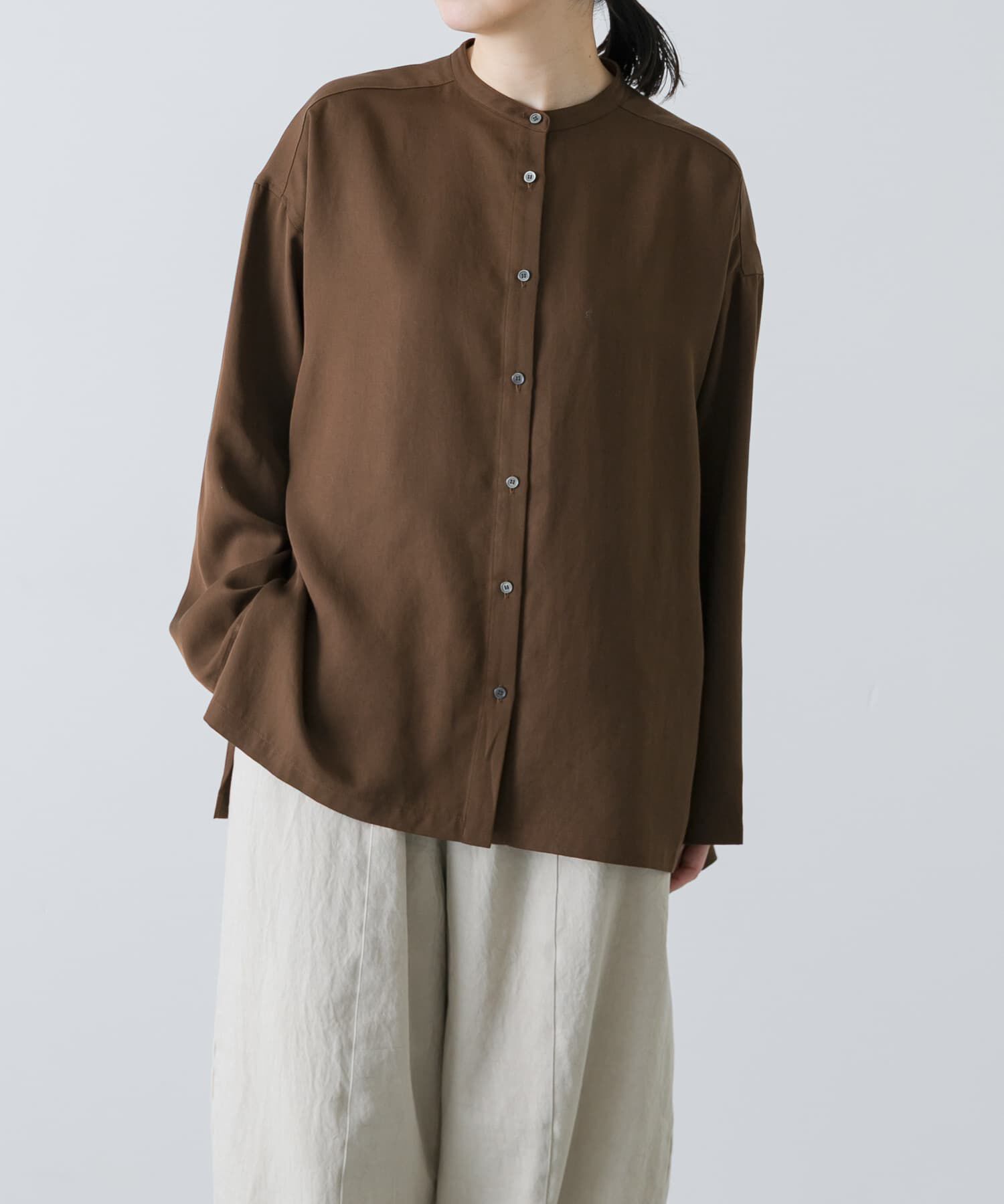 かぐれ「レーヨンワイドシャツ」|シャツ・ブラウス|