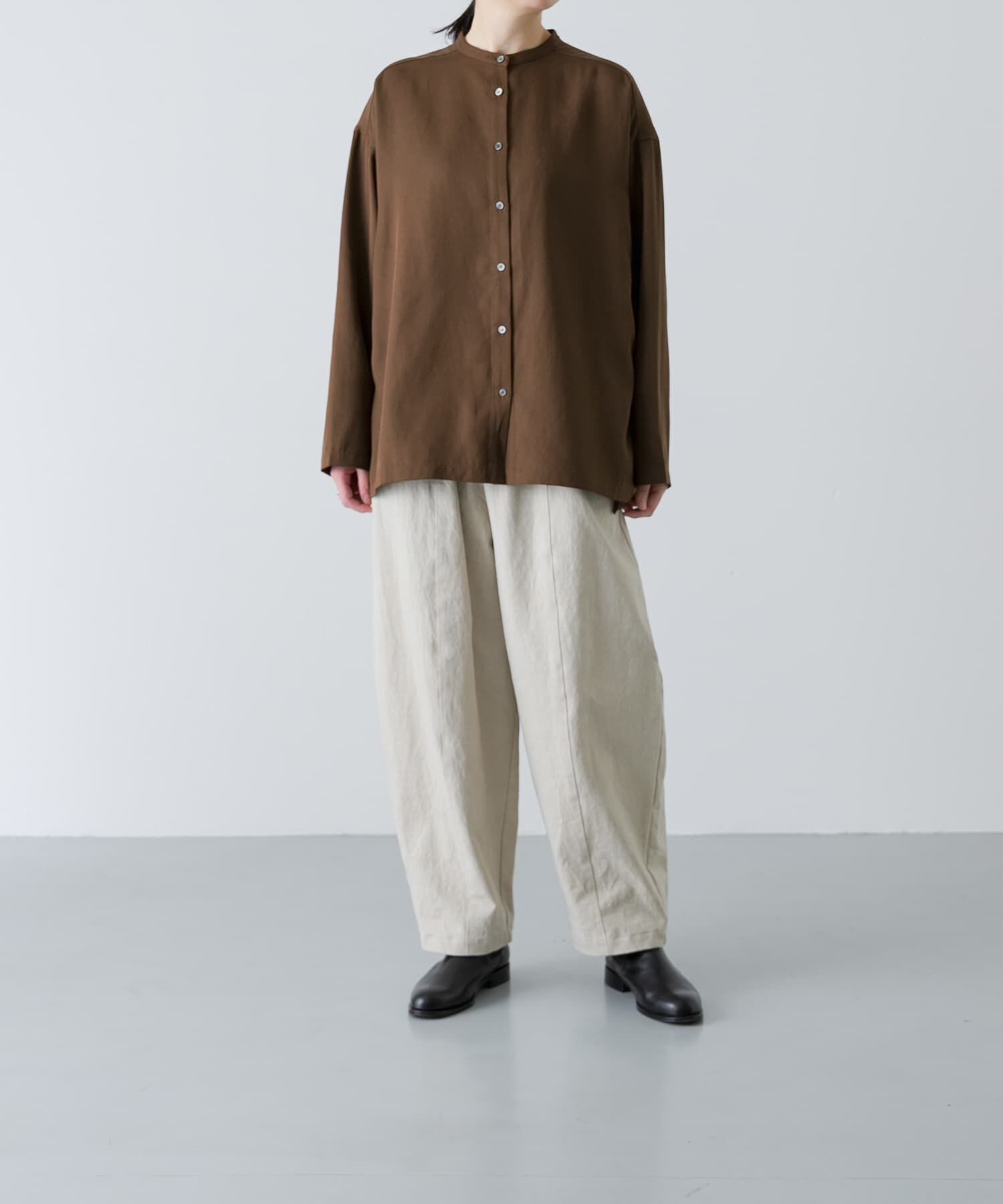 かぐれ「レーヨンワイドシャツ」|シャツ・ブラウス|