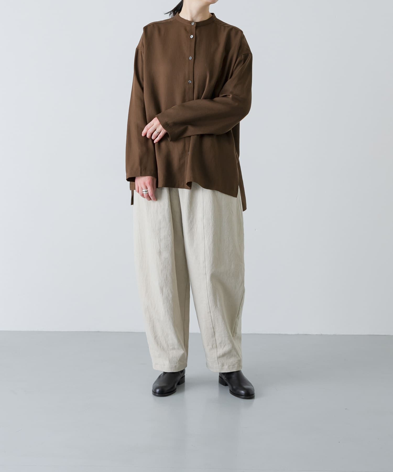 かぐれ「レーヨンワイドシャツ」|シャツ・ブラウス|