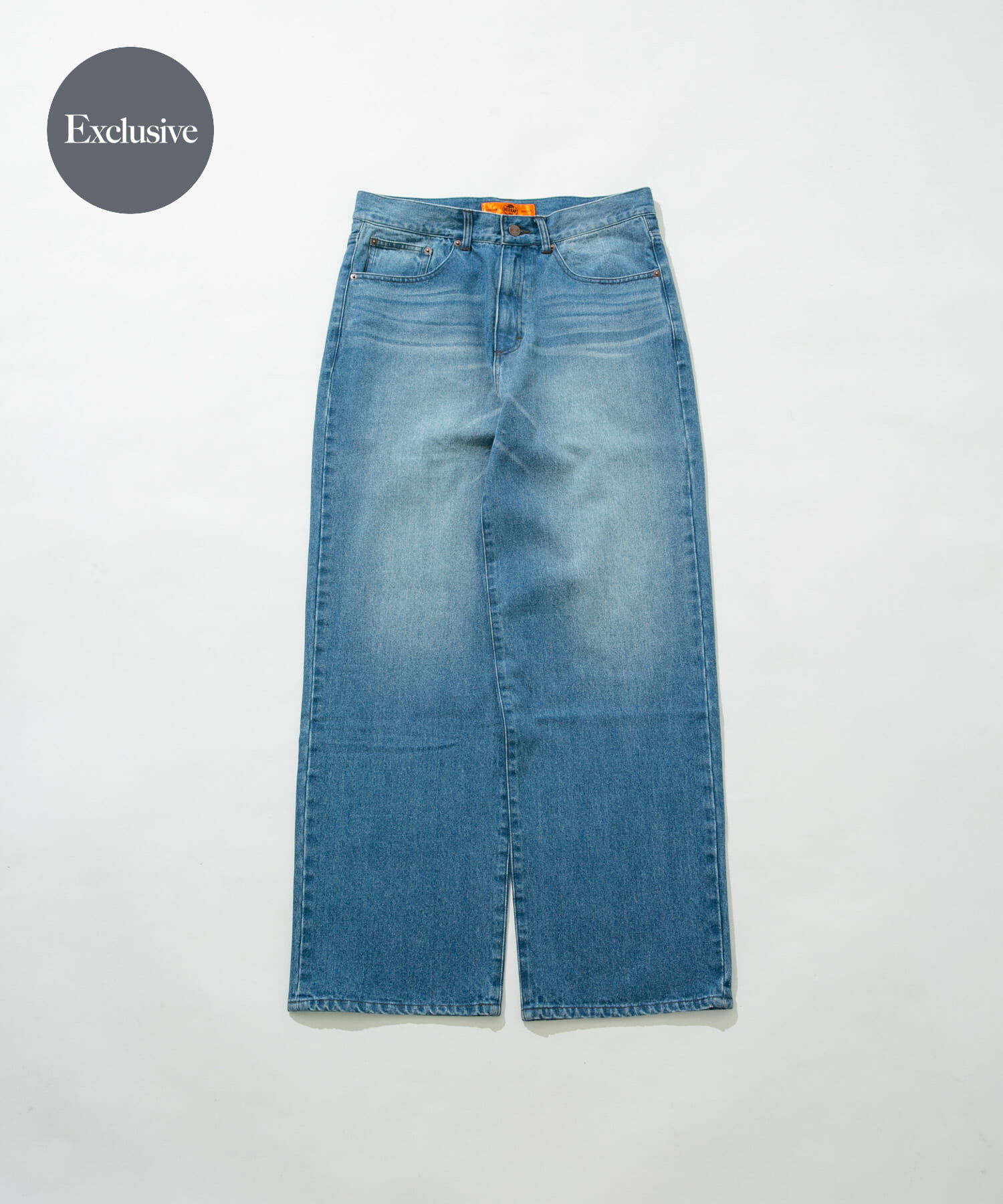 Sonny Label 「『別注』RED KAP&times;Sonny Label　ワイドデニムパンツ」|デニム|インディゴブルー