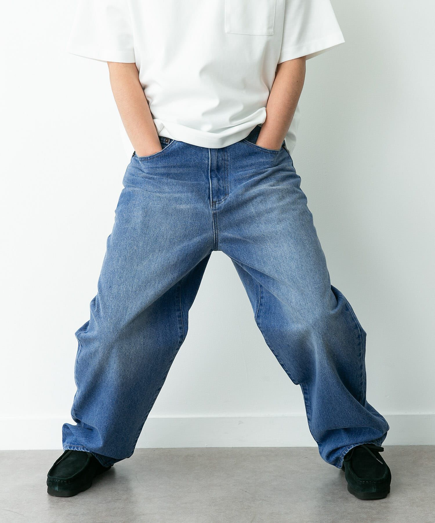 Sonny Label 「『別注』RED KAP&times;Sonny Label　ワイドデニムパンツ」|デニム|