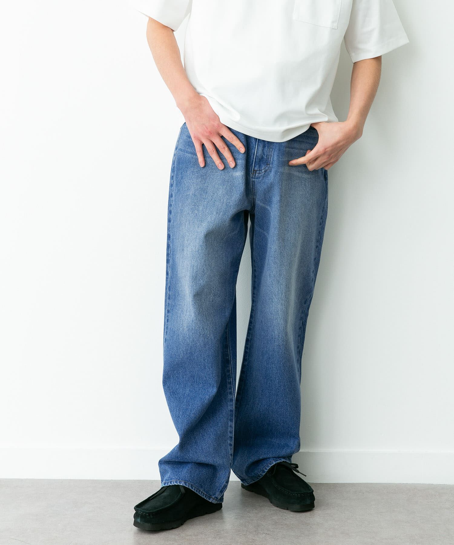 Sonny Label 「『別注』RED KAP&times;Sonny Label　ワイドデニムパンツ」|デニム|