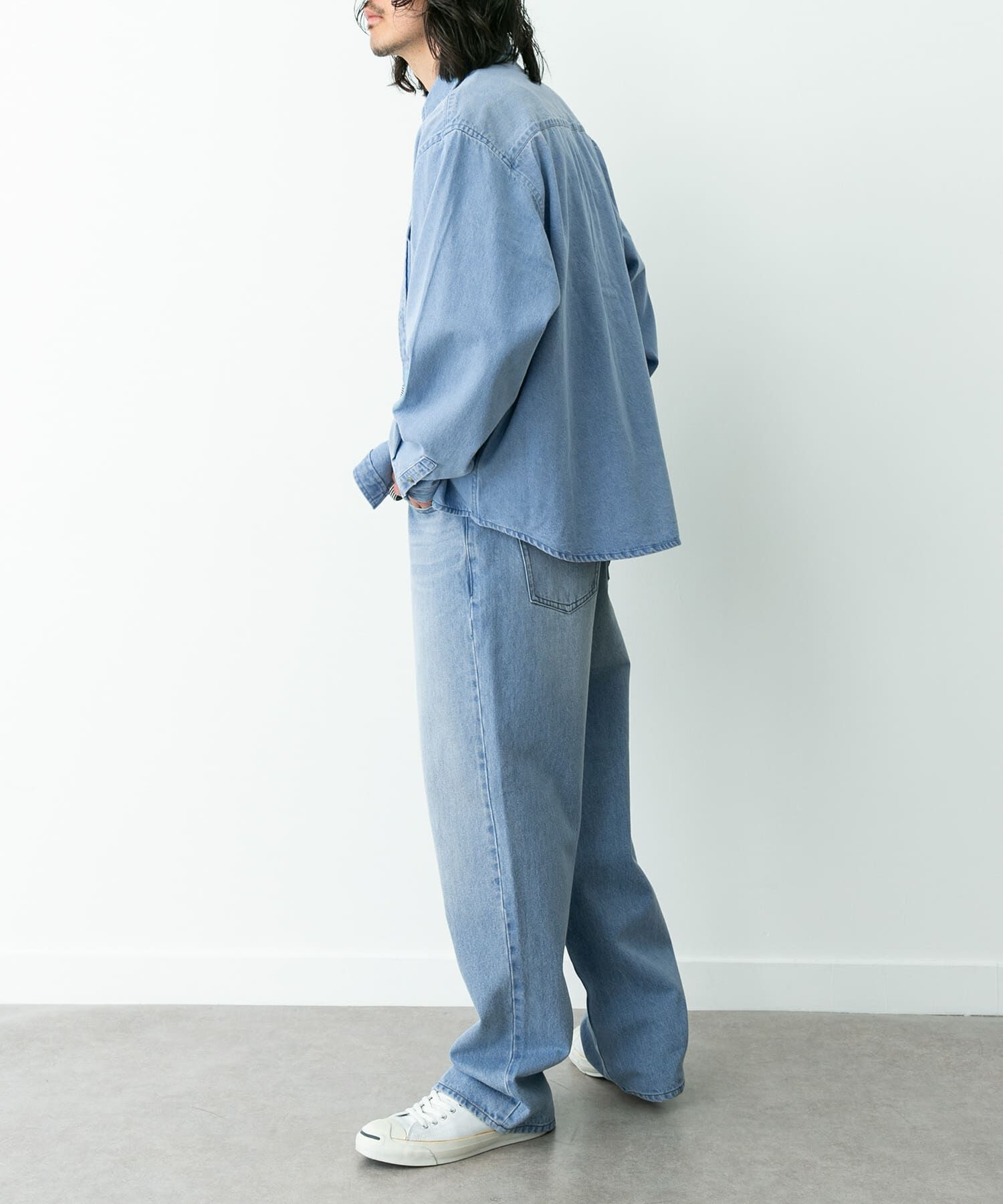 Sonny Label 「『別注』RED KAP&times;Sonny Label　ワイドデニムパンツ」|デニム|