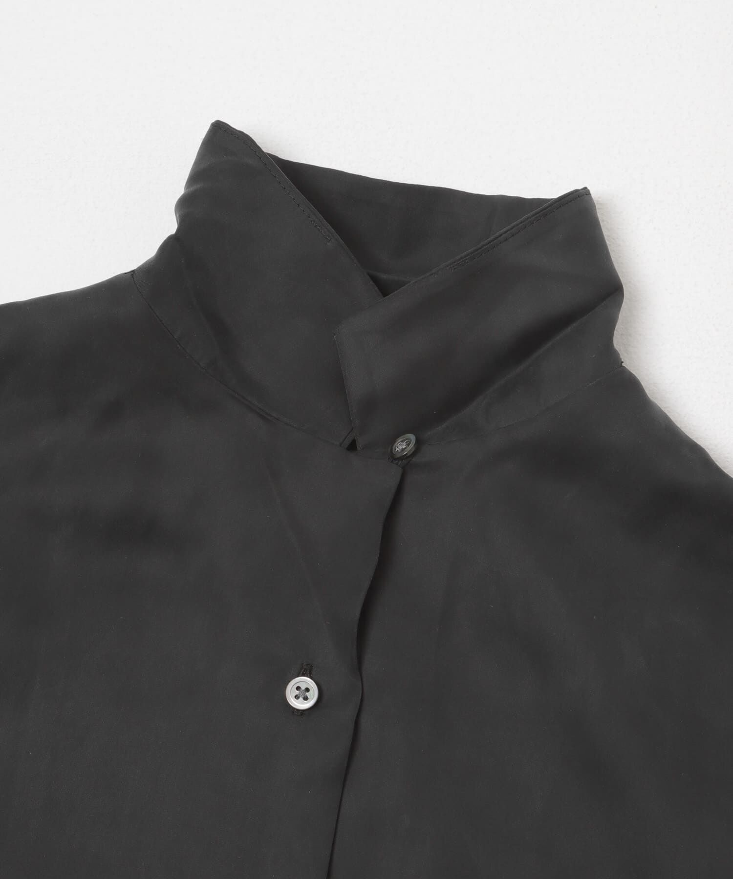 かぐれ「キュプラオープンカラーシャツ」|シャツ・ブラウス|