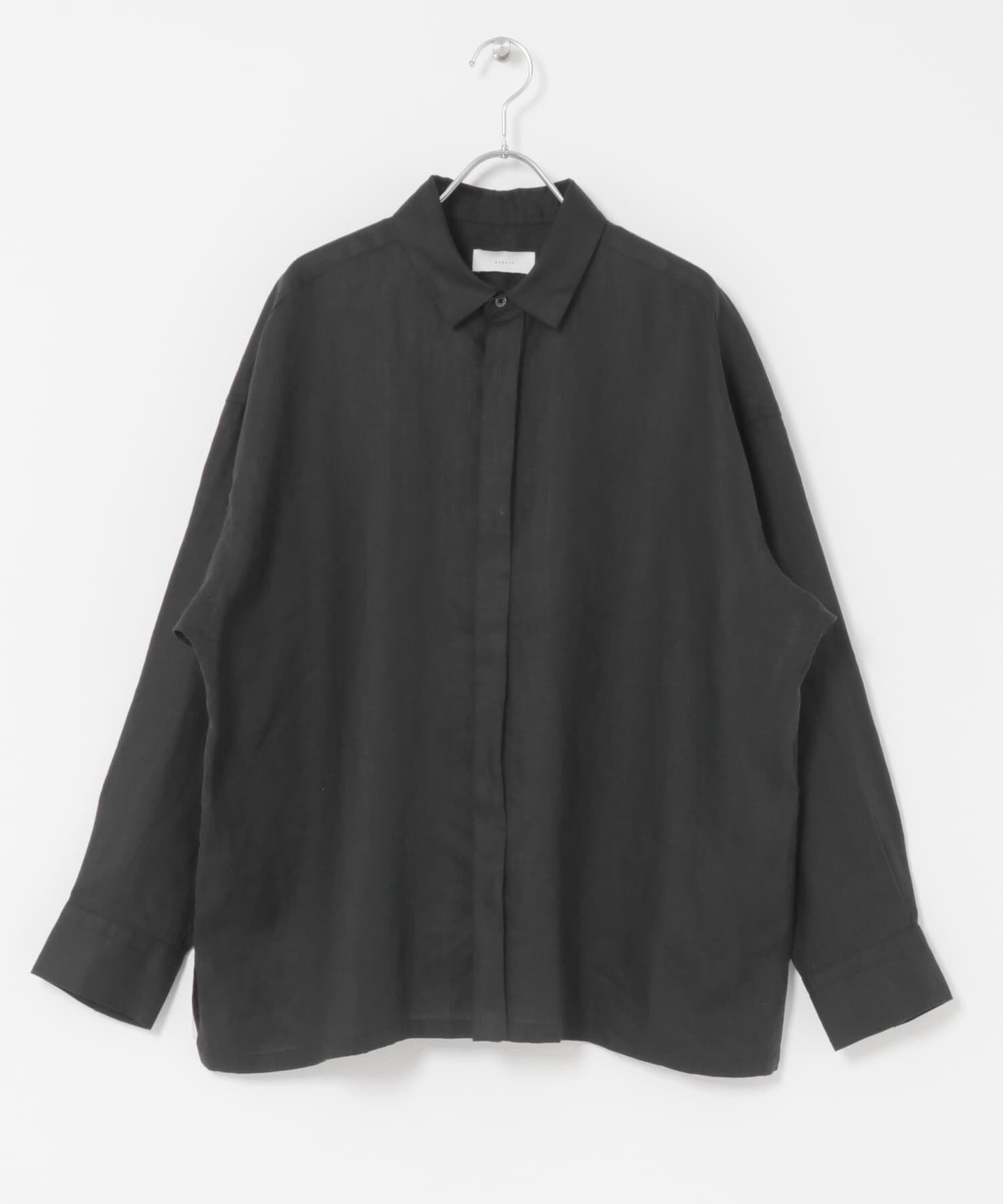 かぐれ「リネンレギュラーボックスシャツ」|シャツ・ブラウス|