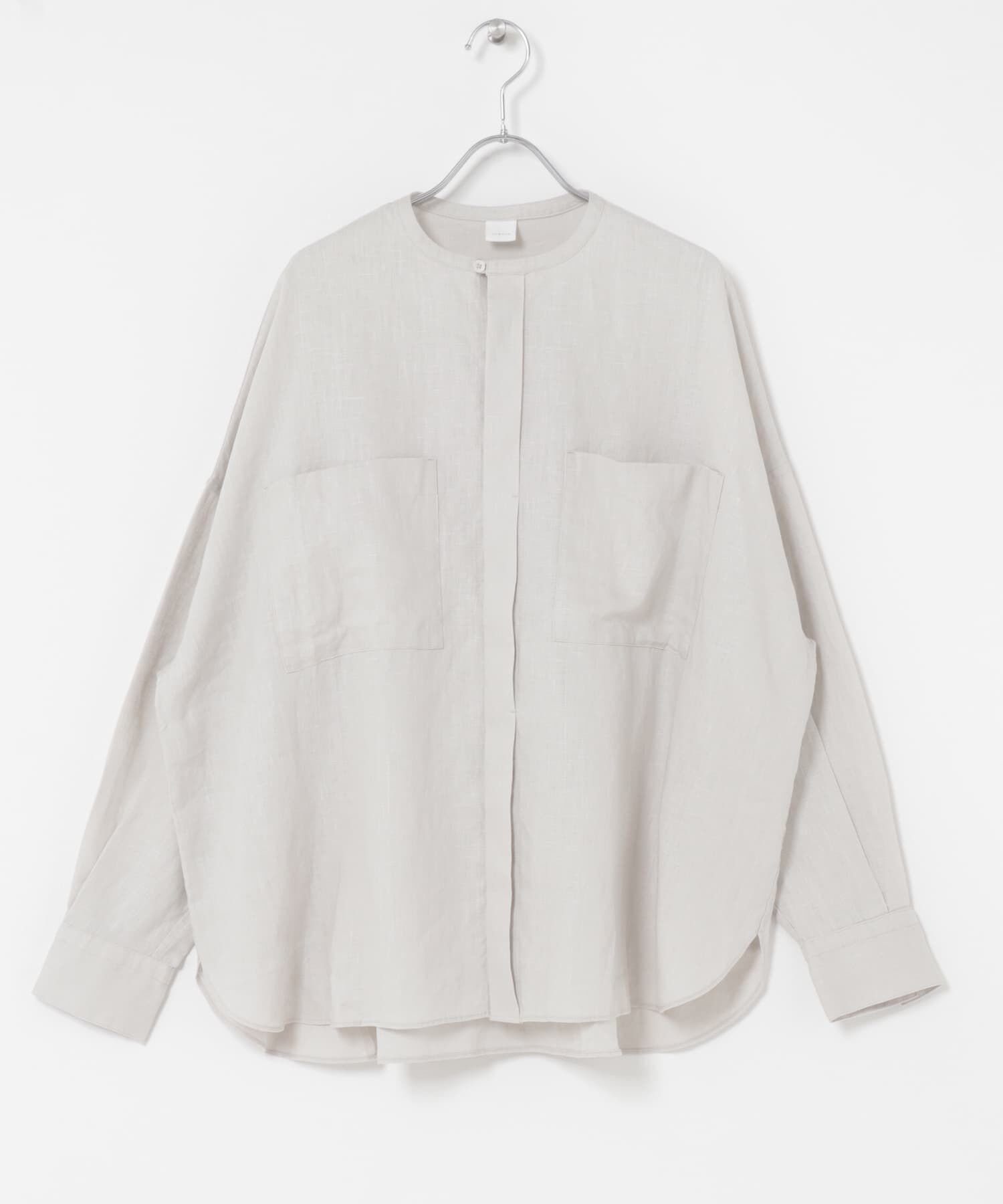 かぐれ「リネンダブルポケットワイドシャツ」|シャツ・ブラウス|