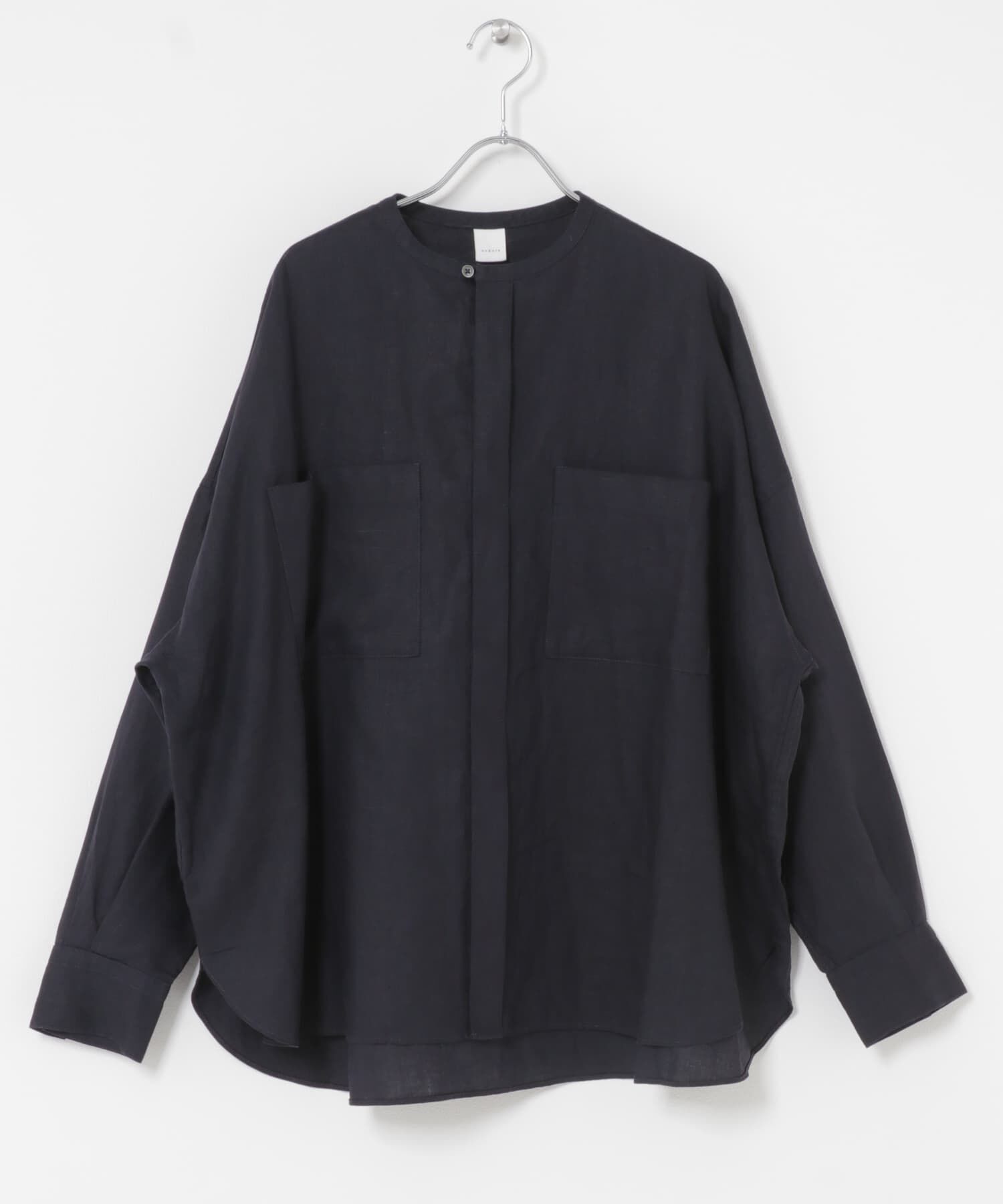 かぐれ「リネンダブルポケットワイドシャツ」|シャツ・ブラウス|