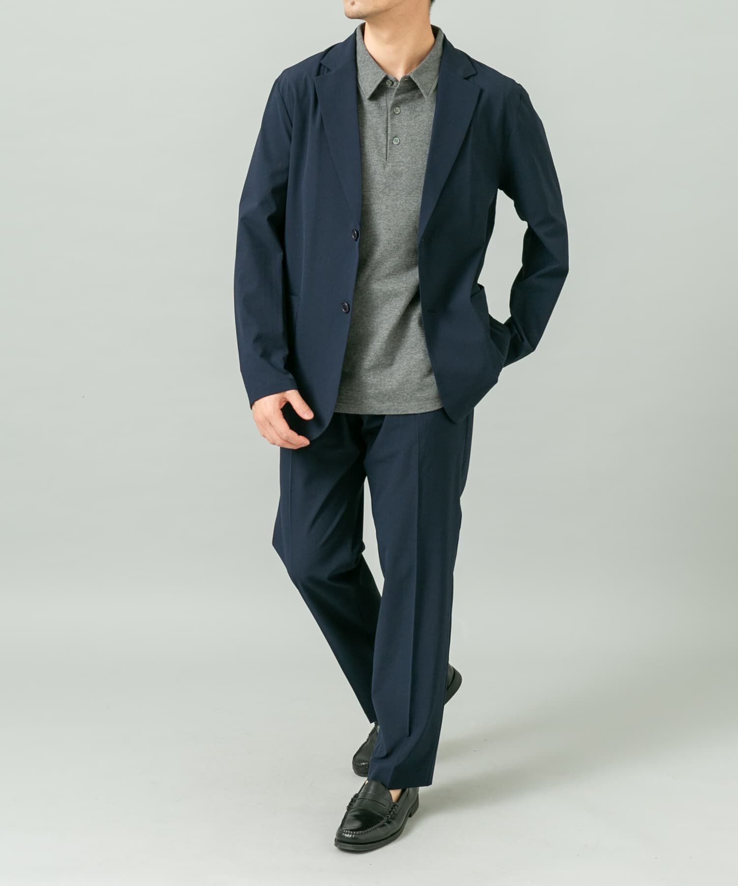 URBAN RESEARCH ROSSO「『WEB限定』『吸水 / 速乾』『XLｻｲｽﾞあり』Air Stretch ｲｰｼﾞｰｾｯﾄ  」|その他|ネイビー