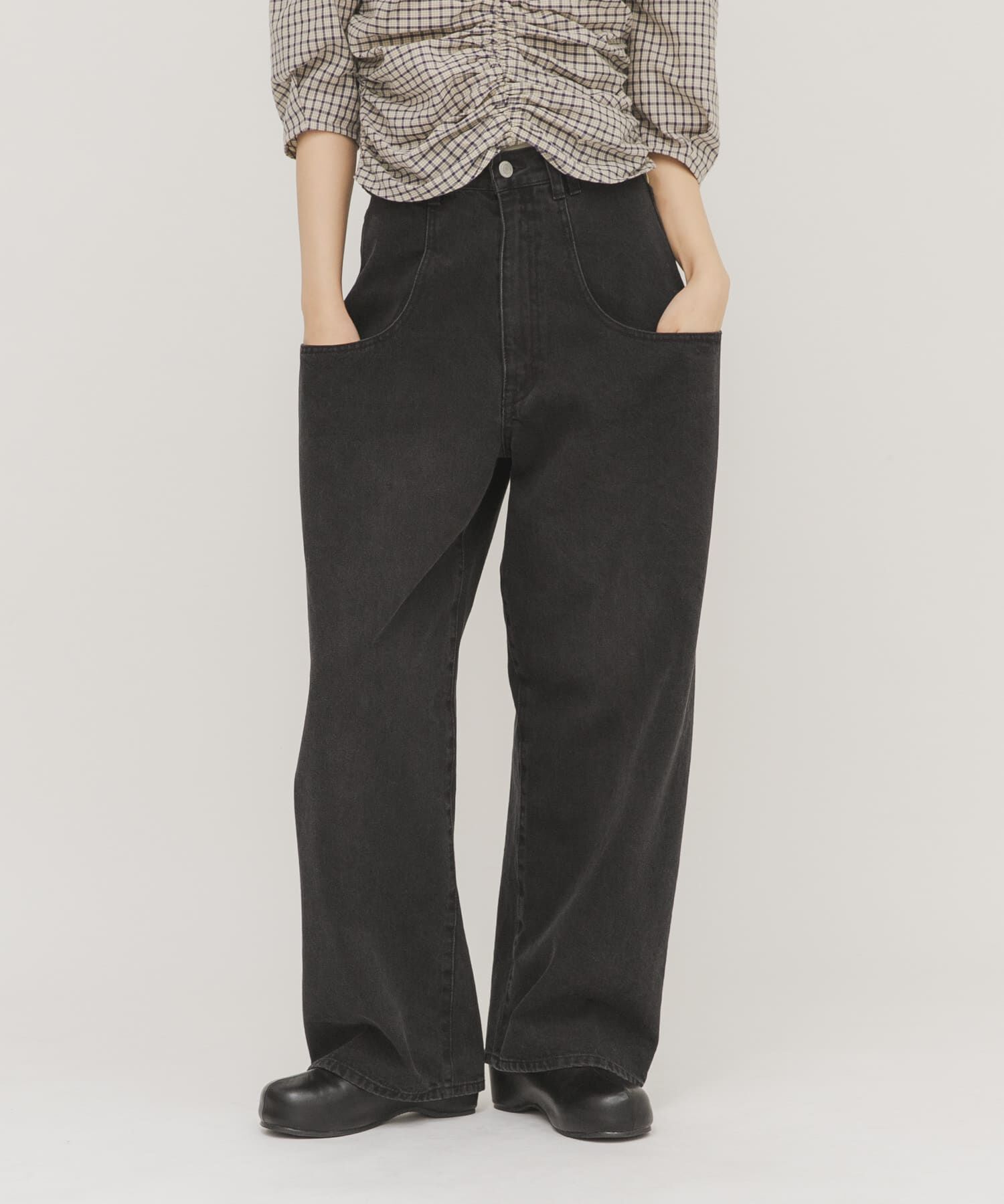  「『3サイズ展開』BIGポケットデザインデニム」|デニム|