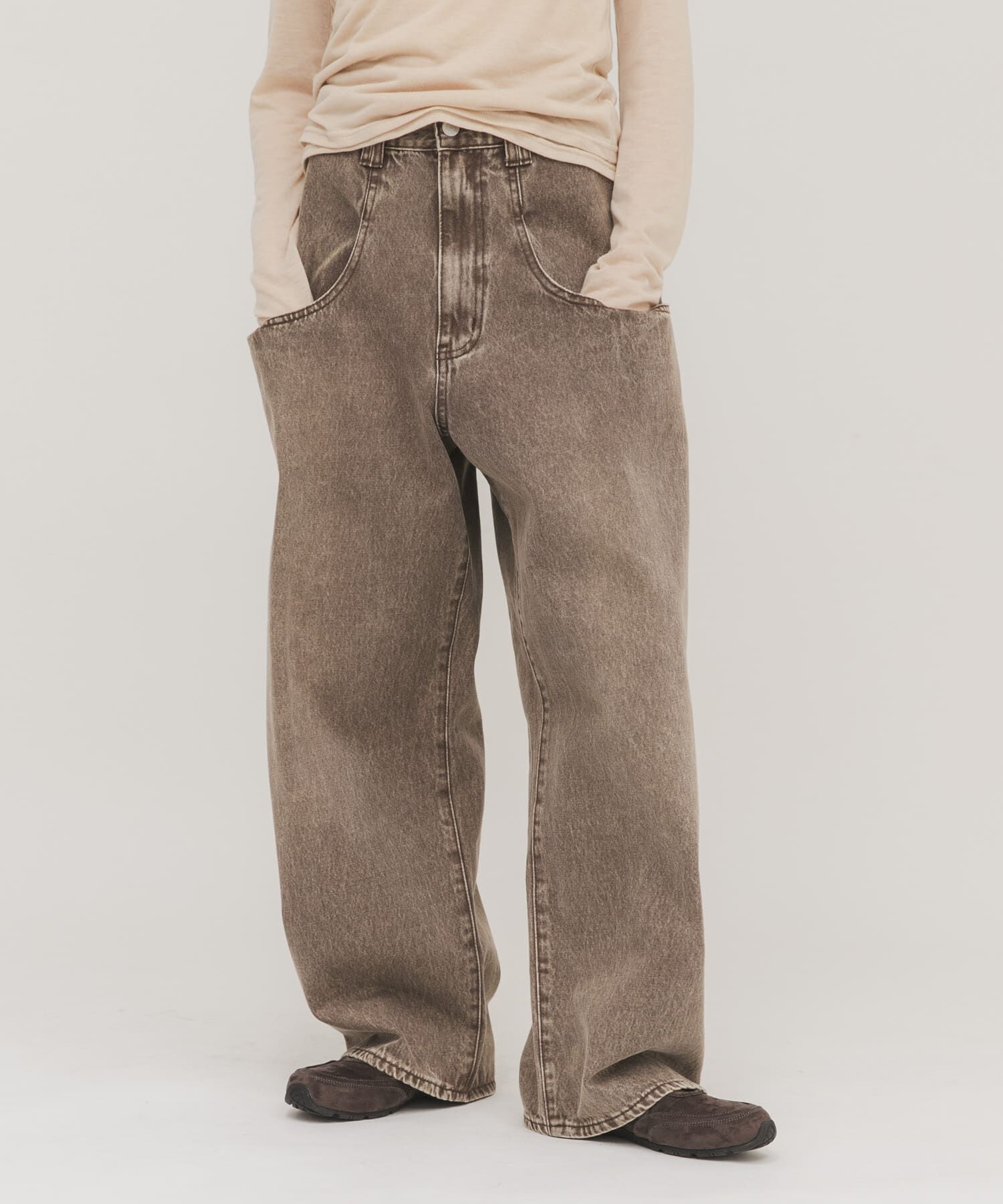  「『3サイズ展開』BIGポケットデザインデニム」|デニム|