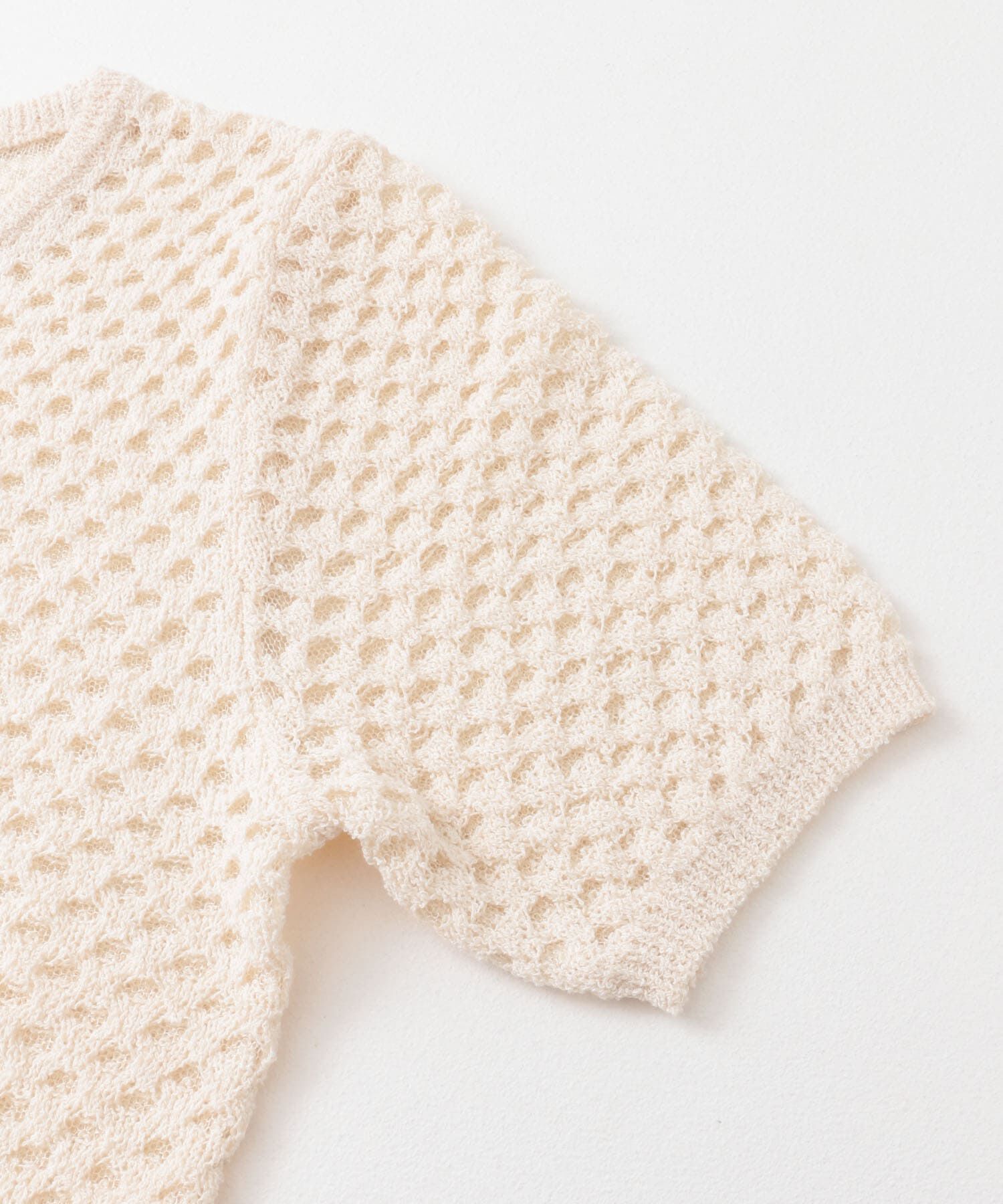  「ループヤーンメッシュプルオーバー」|ニット・セーター|