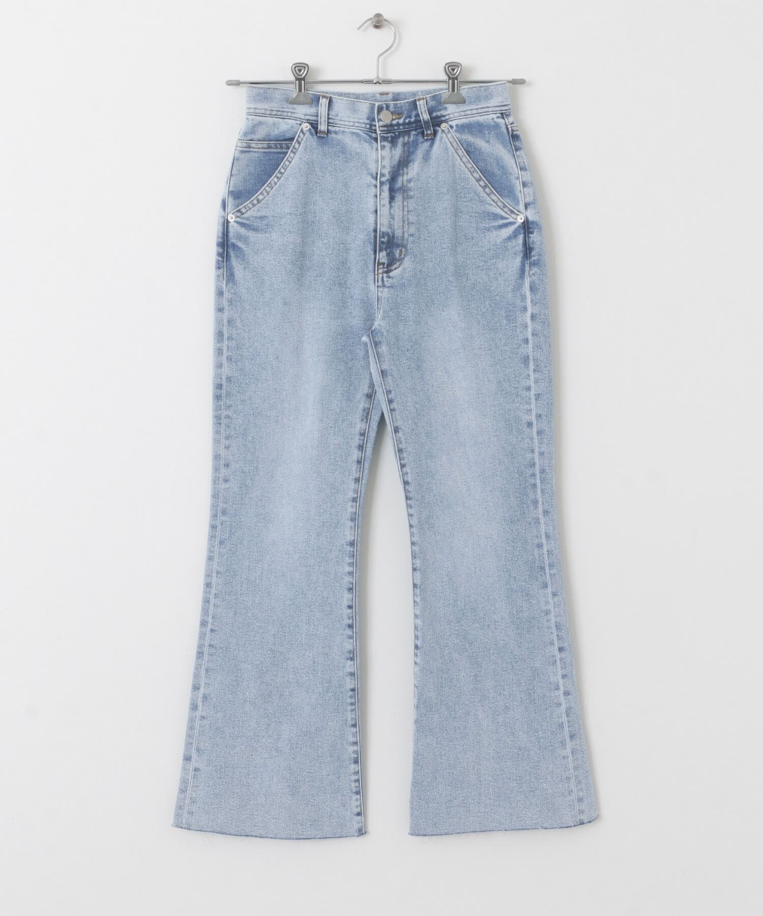  「『34サイズ/低身長向けも展開』ストレッチフレアデニム」|デニム|