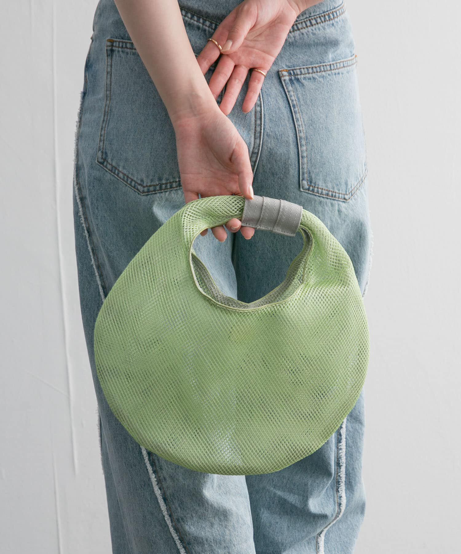  「CONTROL FREAK　メッシュラウンドバッグ」|ハンドバッグ|