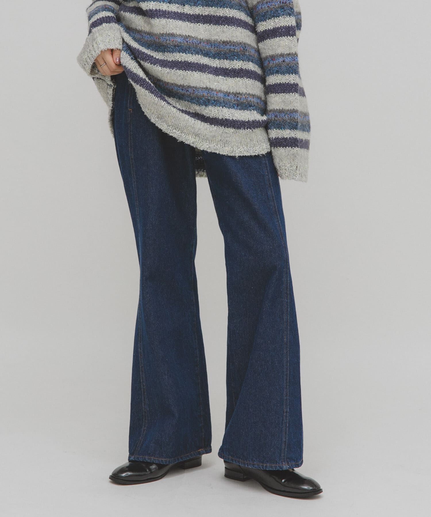  「シームポケットフレアデニム」|デニム|