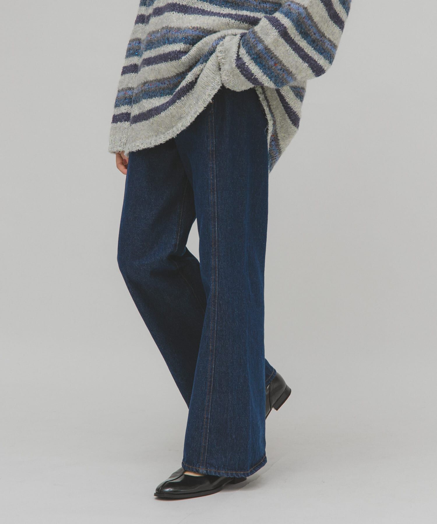  「シームポケットフレアデニム」|デニム|