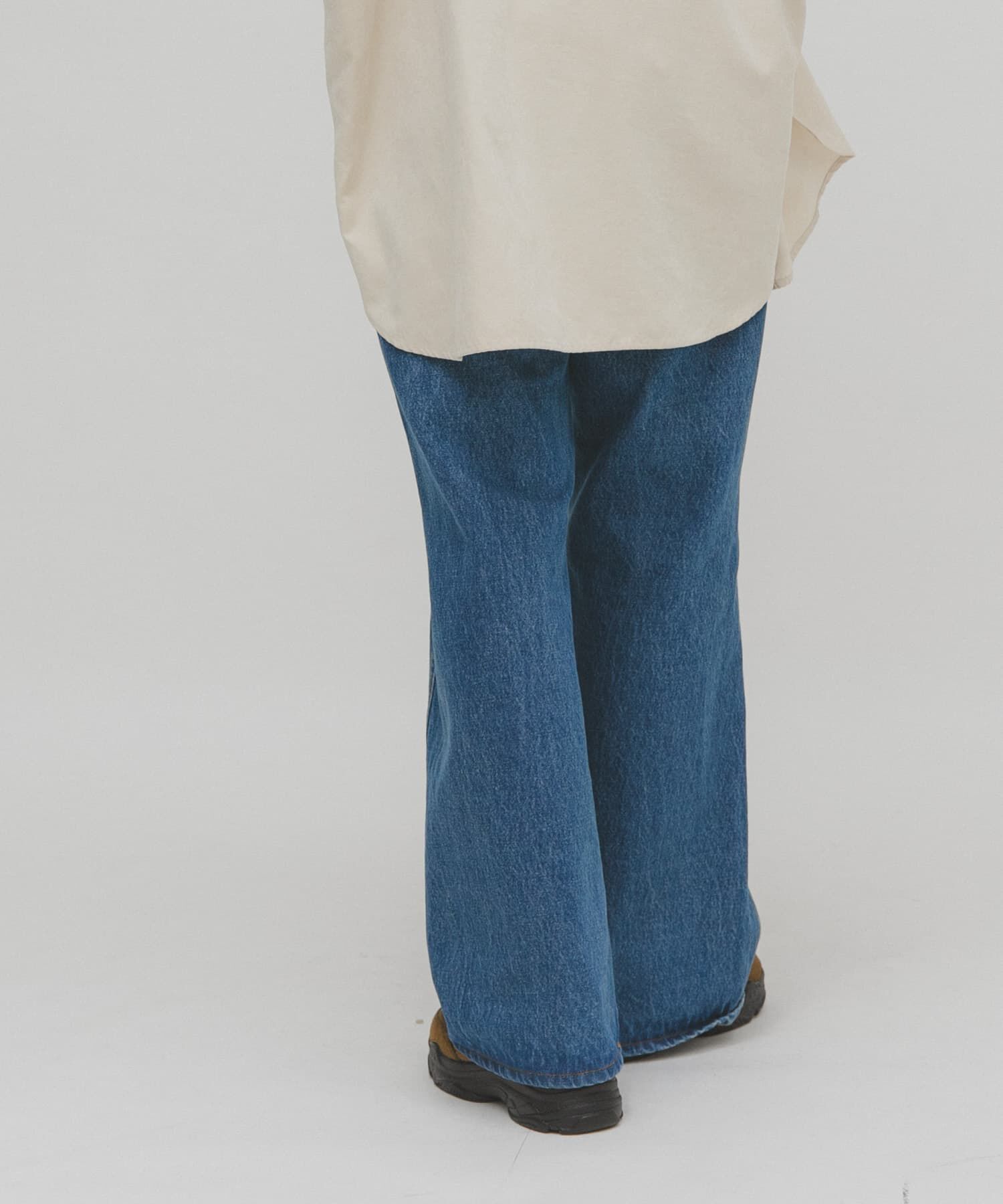  「シームポケットフレアデニム」|デニム|