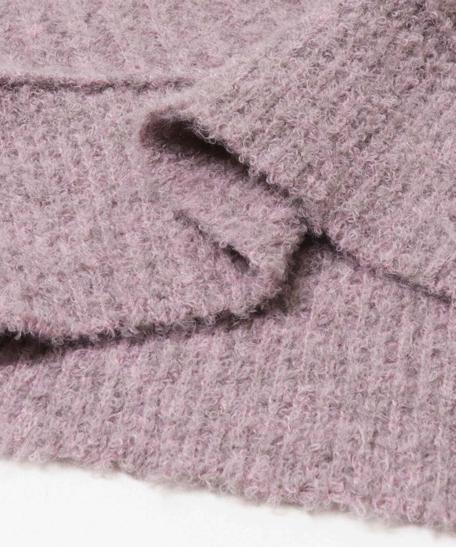  「バイカラーデザインスリーブニット」|ニット・セーター|