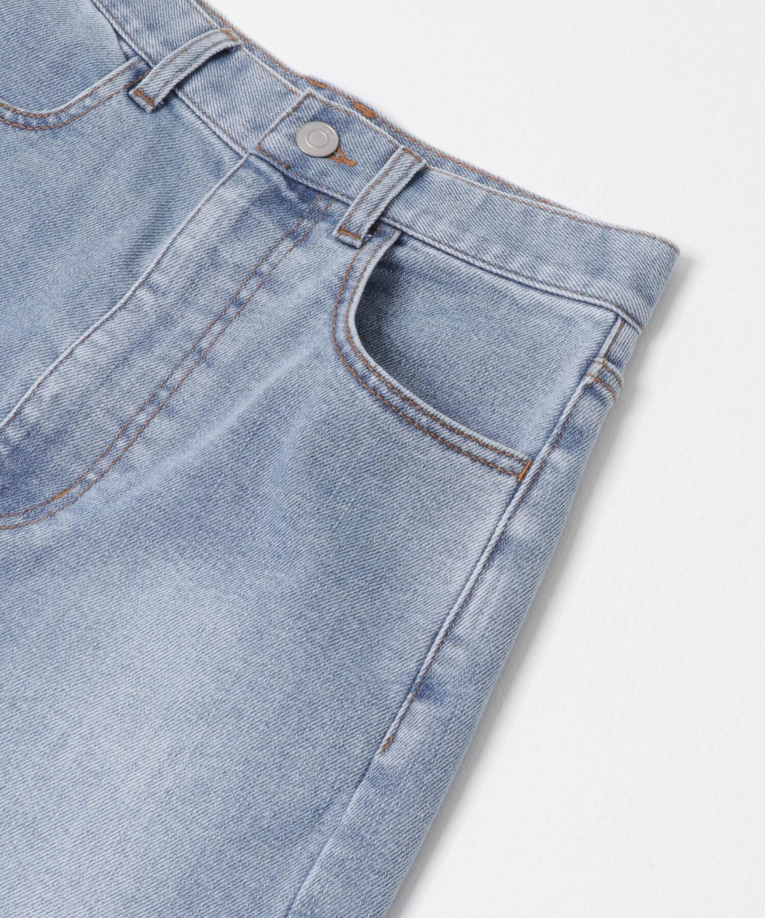  「『2サイズ展開』スリムハーフデニム」|その他|