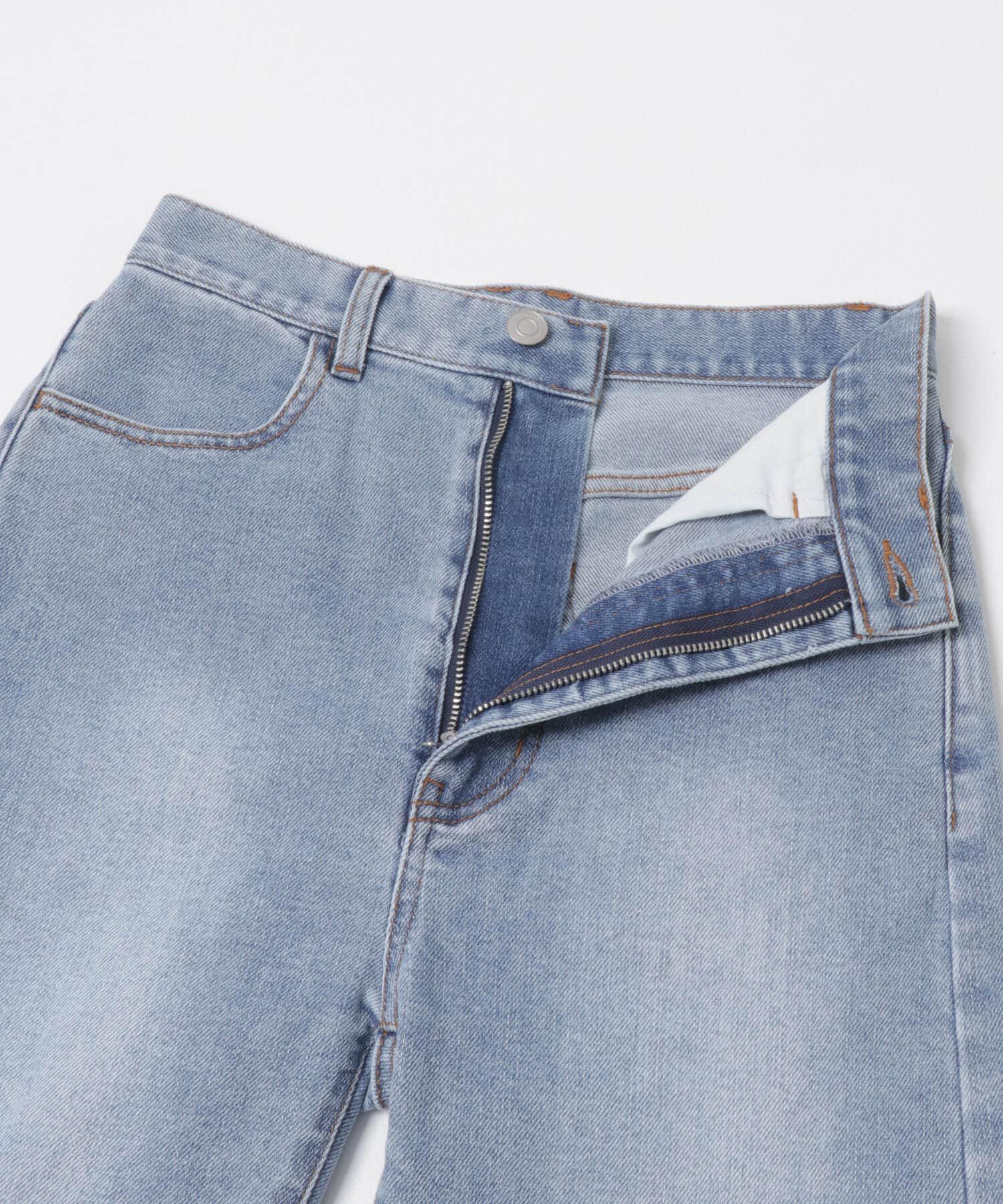  「『2サイズ展開』スリムハーフデニム」|その他|