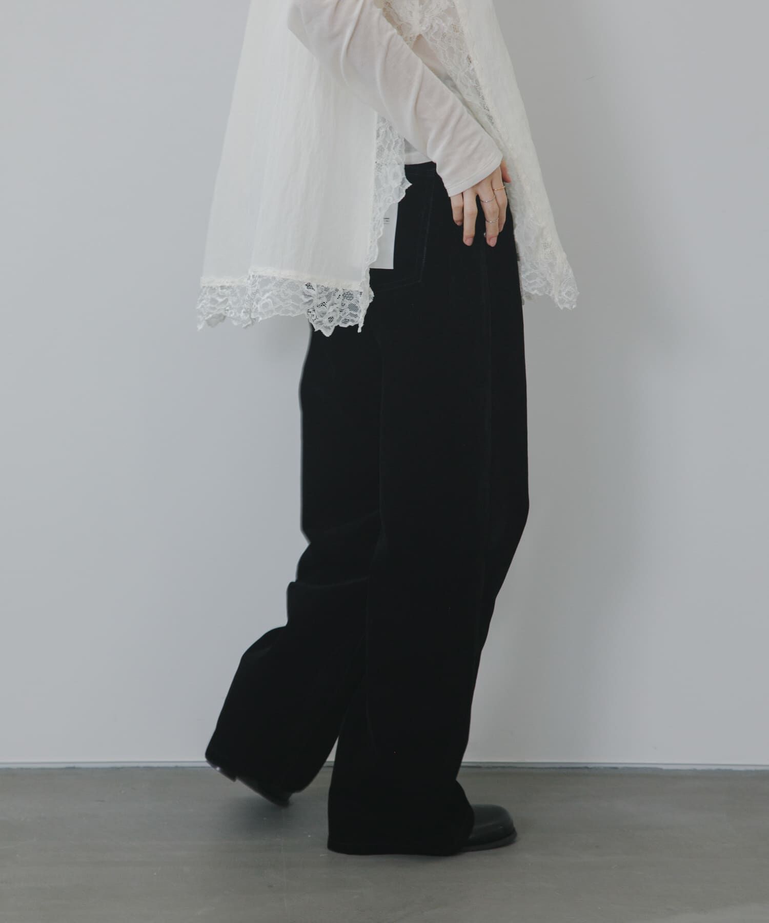  「『2サイズ展開』フロントパネルデザインデニム」|デニム|