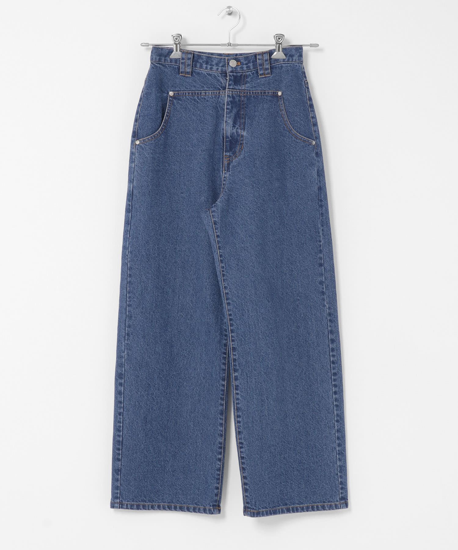  「『2サイズ展開』フロントパネルデザインデニム」|デニム|