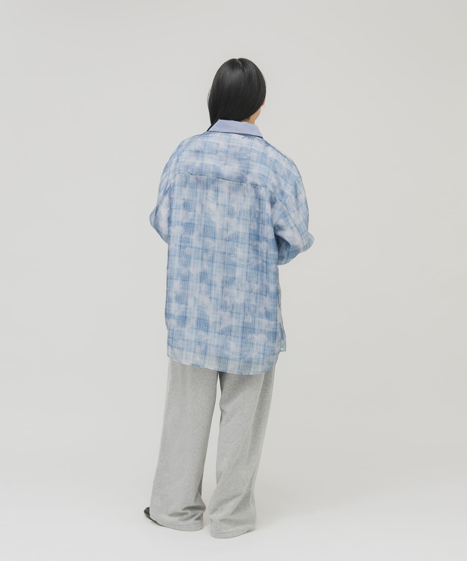  「シアーチェックレイヤードシャツ」|シャツ・ブラウス|