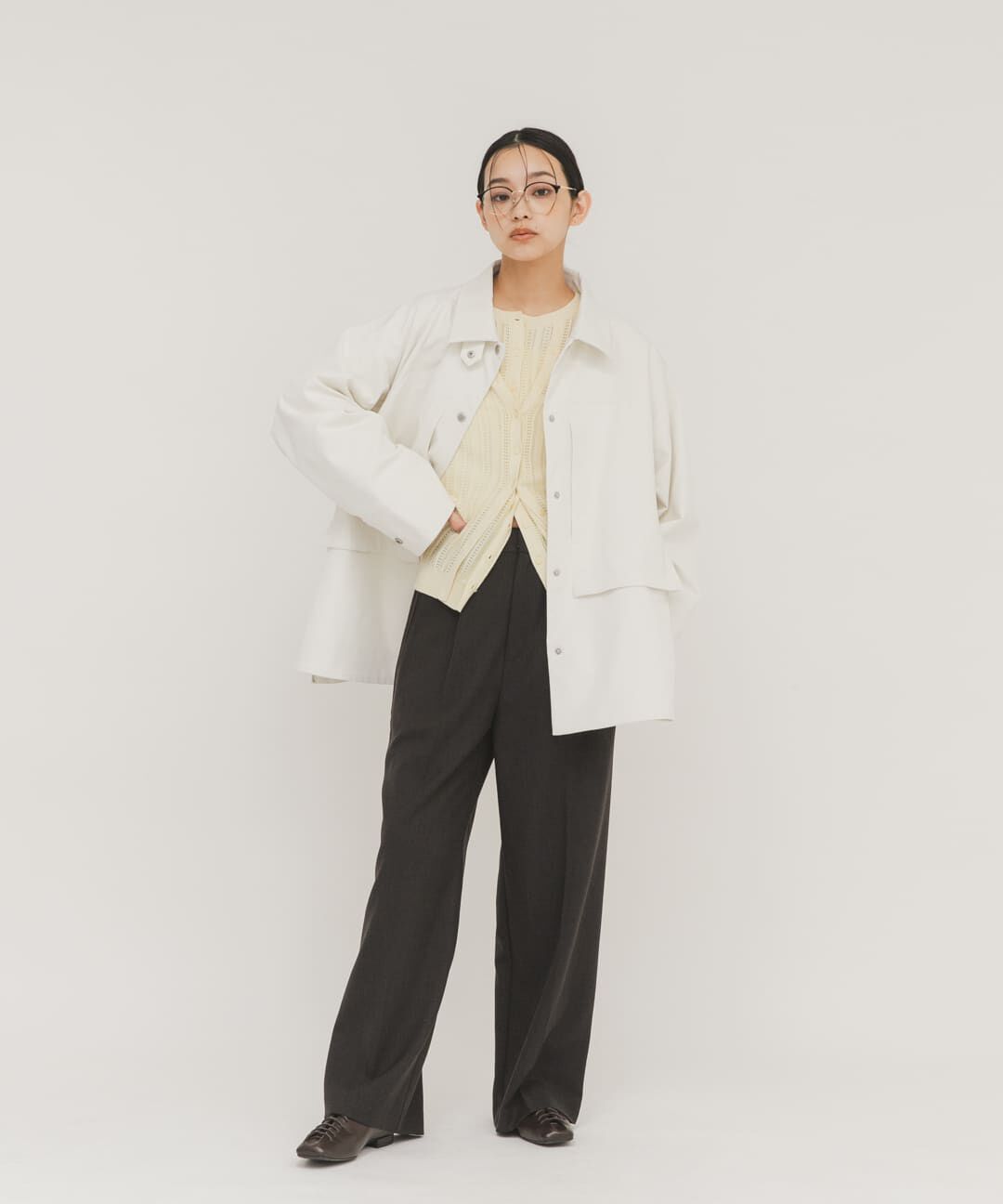  「ダブルフロントニット」|ニット・セーター|