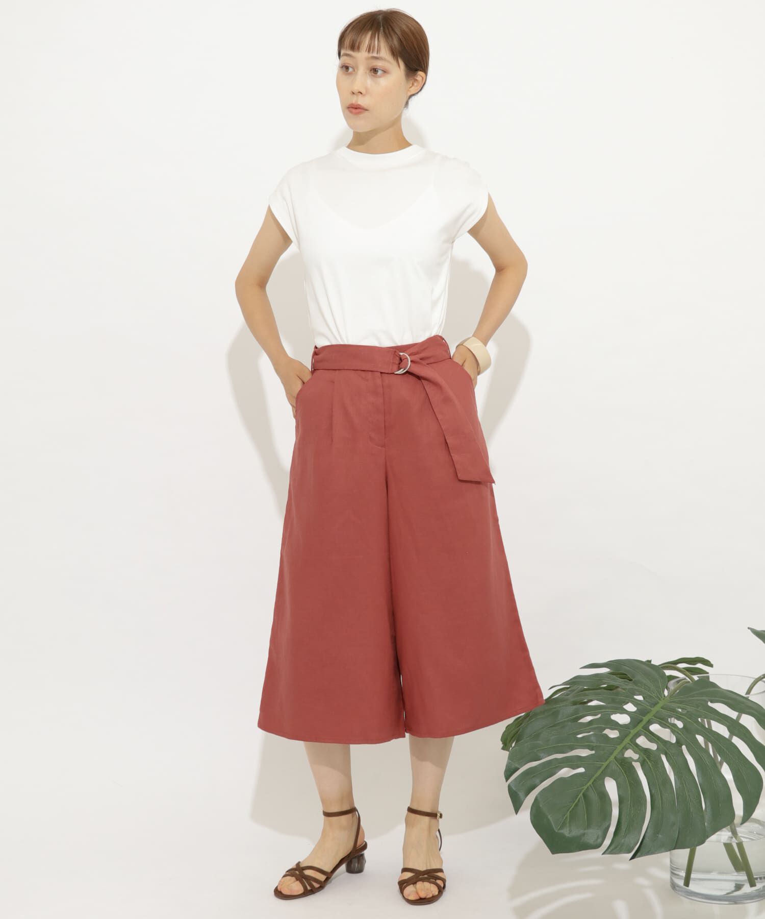 SENSE OF PLACE by URBAN RESEARCH「リネンガウチョパンツ」|その他|