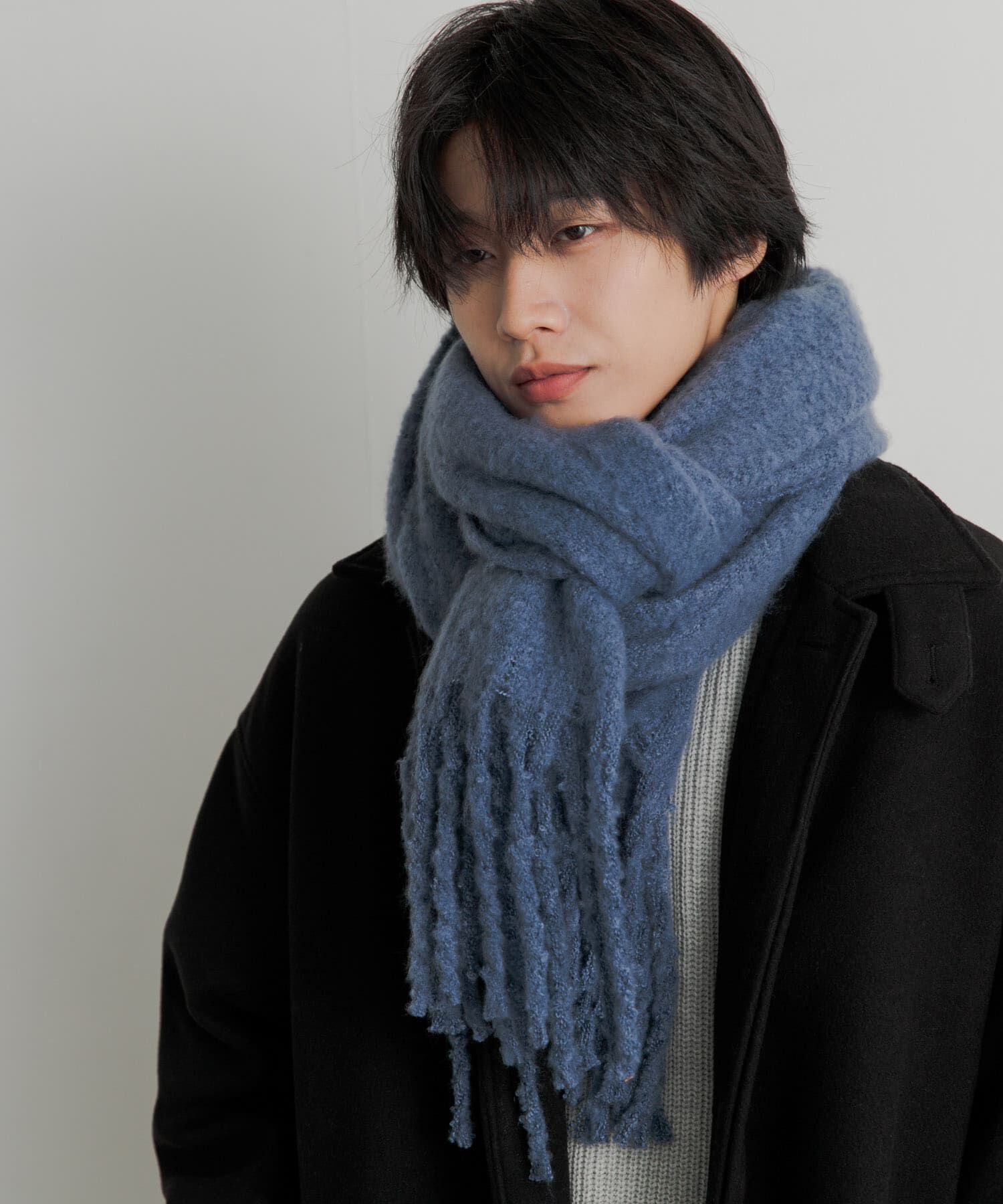 SENSE OF PLACE by URBAN RESEARCH「『ユニセックス』フリンジストール」|ストール|