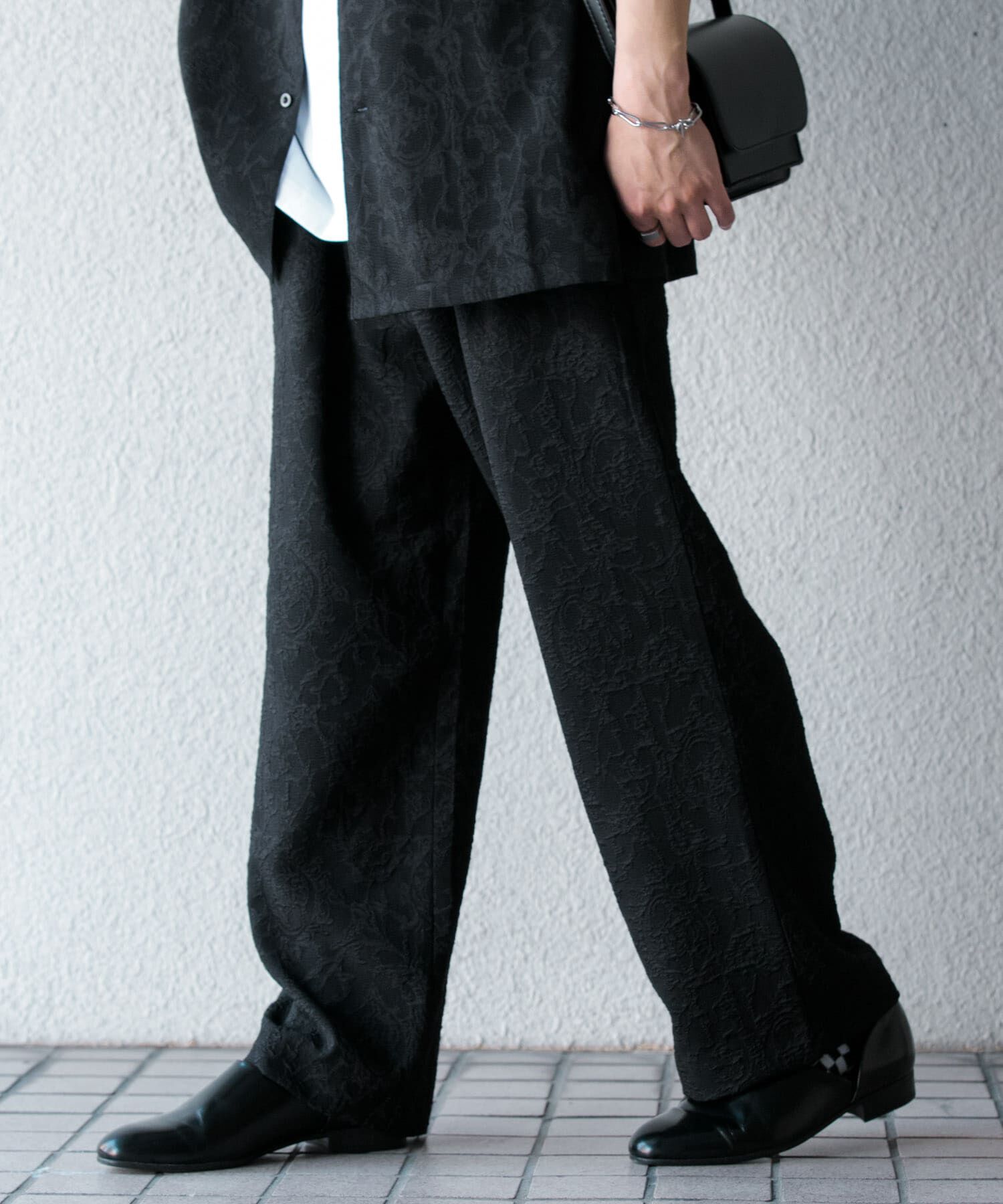 SENSE OF PLACE by URBAN RESEARCH「『セットアップ対応』 ボタニカルジャガードワイドスラックス」|その他|