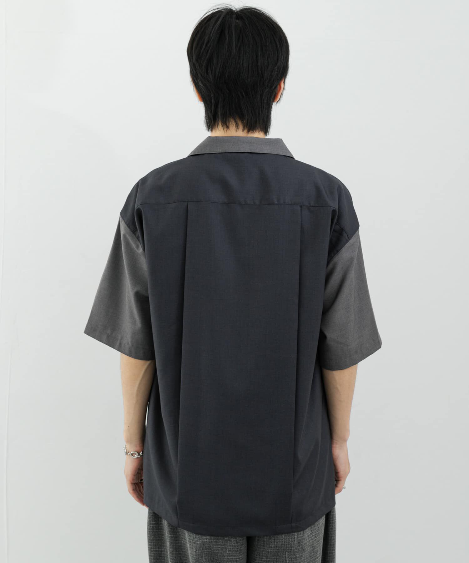 SENSE OF PLACE by URBAN RESEARCH「バイカラーオープンカラーショートスリーブシャツ」|シャツ・ブラウス|