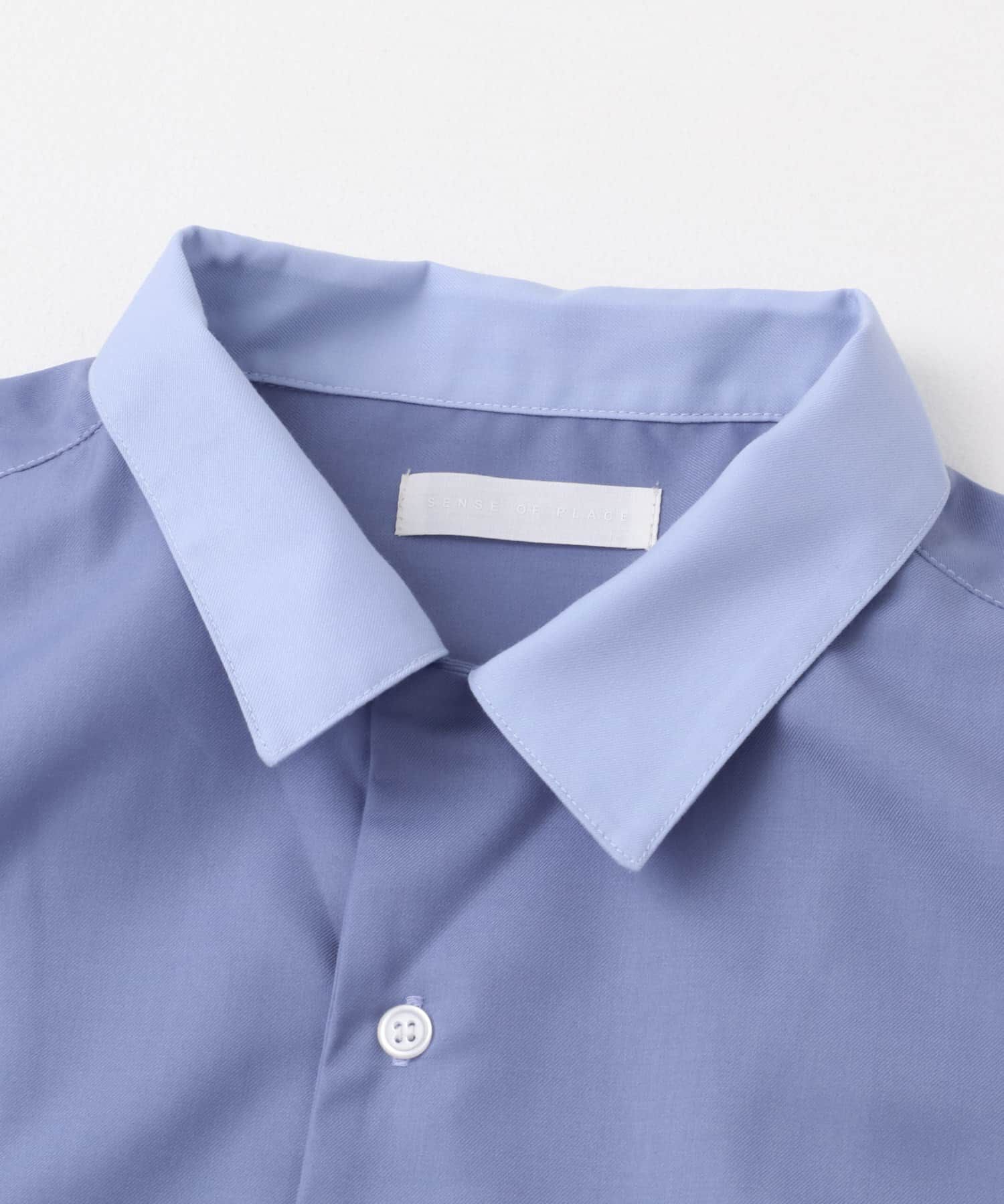 SENSE OF PLACE by URBAN RESEARCH「バイカラーオープンカラーショートスリーブシャツ」|シャツ・ブラウス|