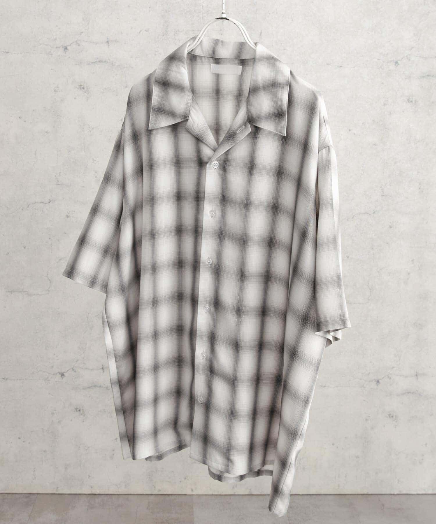 SENSE OF PLACE by URBAN RESEARCH「『ユニセックス』オンブレーチェックショートスリーブシャツ」|シャツ・ブラウス|