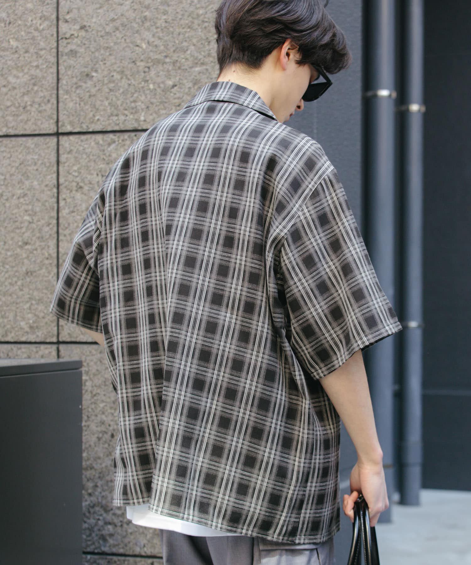 SENSE OF PLACE by URBAN RESEARCH「『ユニセックス』オンブレーチェックショートスリーブシャツ」|シャツ・ブラウス|