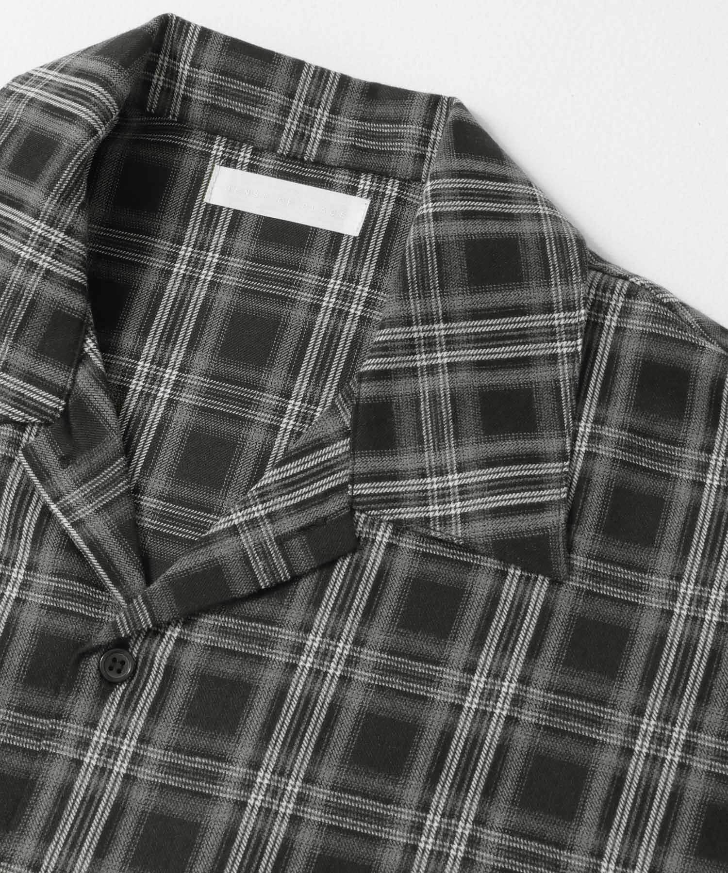 SENSE OF PLACE by URBAN RESEARCH「『ユニセックス』オンブレーチェックショートスリーブシャツ」|シャツ・ブラウス|