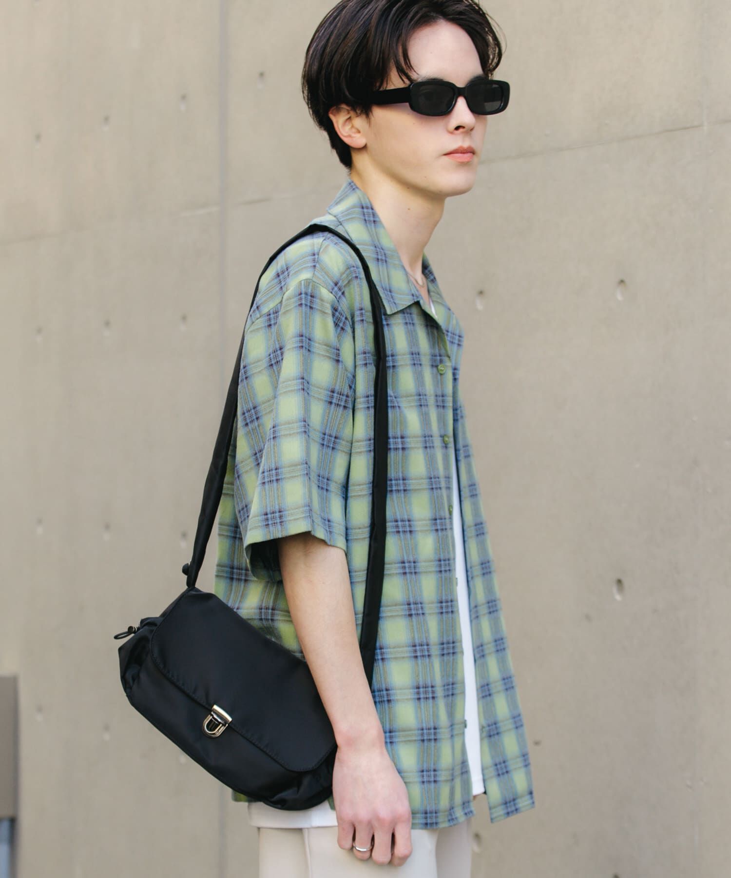 SENSE OF PLACE by URBAN RESEARCH「『ユニセックス』オンブレーチェックショートスリーブシャツ」|シャツ・ブラウス|