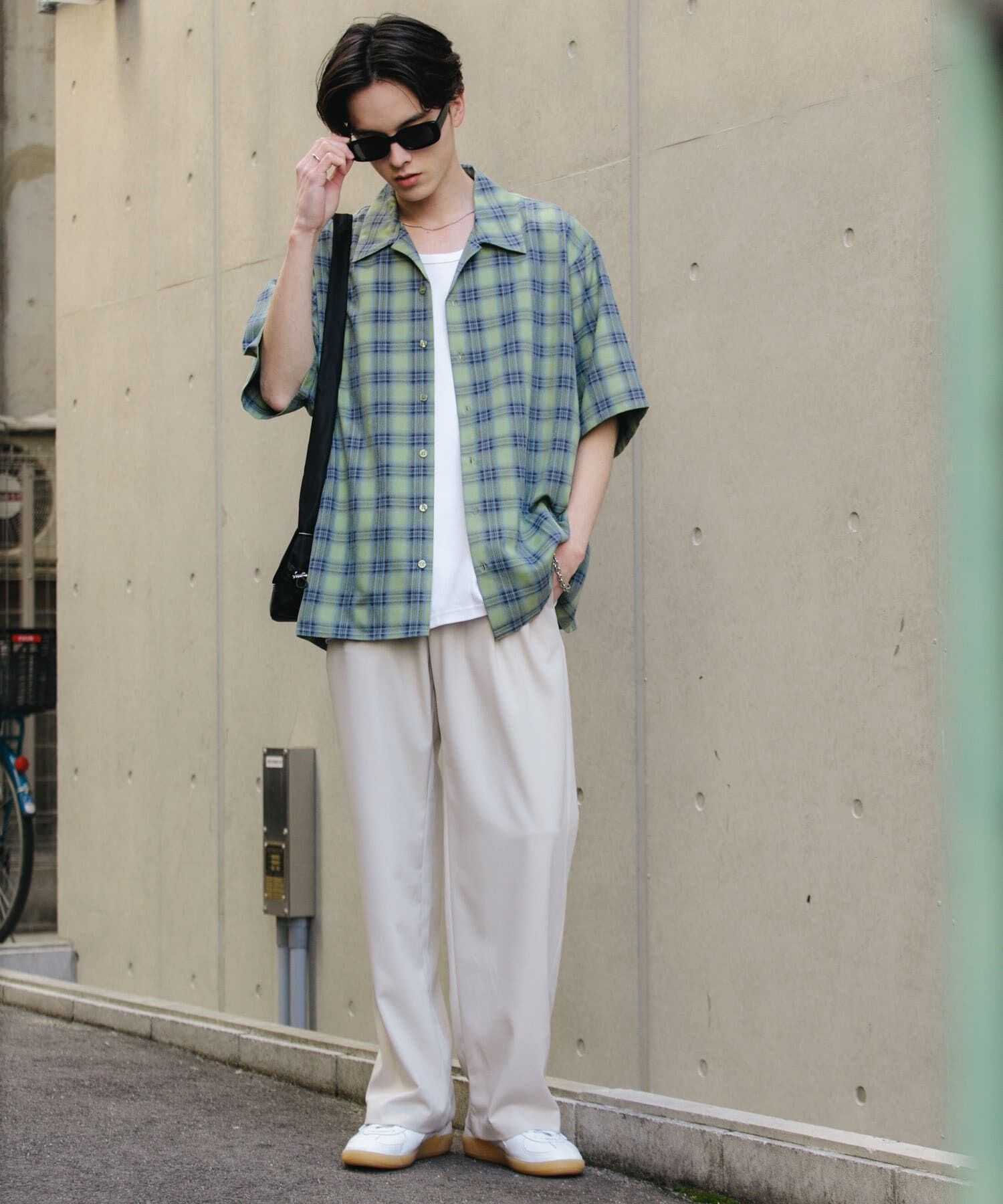 SENSE OF PLACE by URBAN RESEARCH「『ユニセックス』オンブレーチェックショートスリーブシャツ」|シャツ・ブラウス|