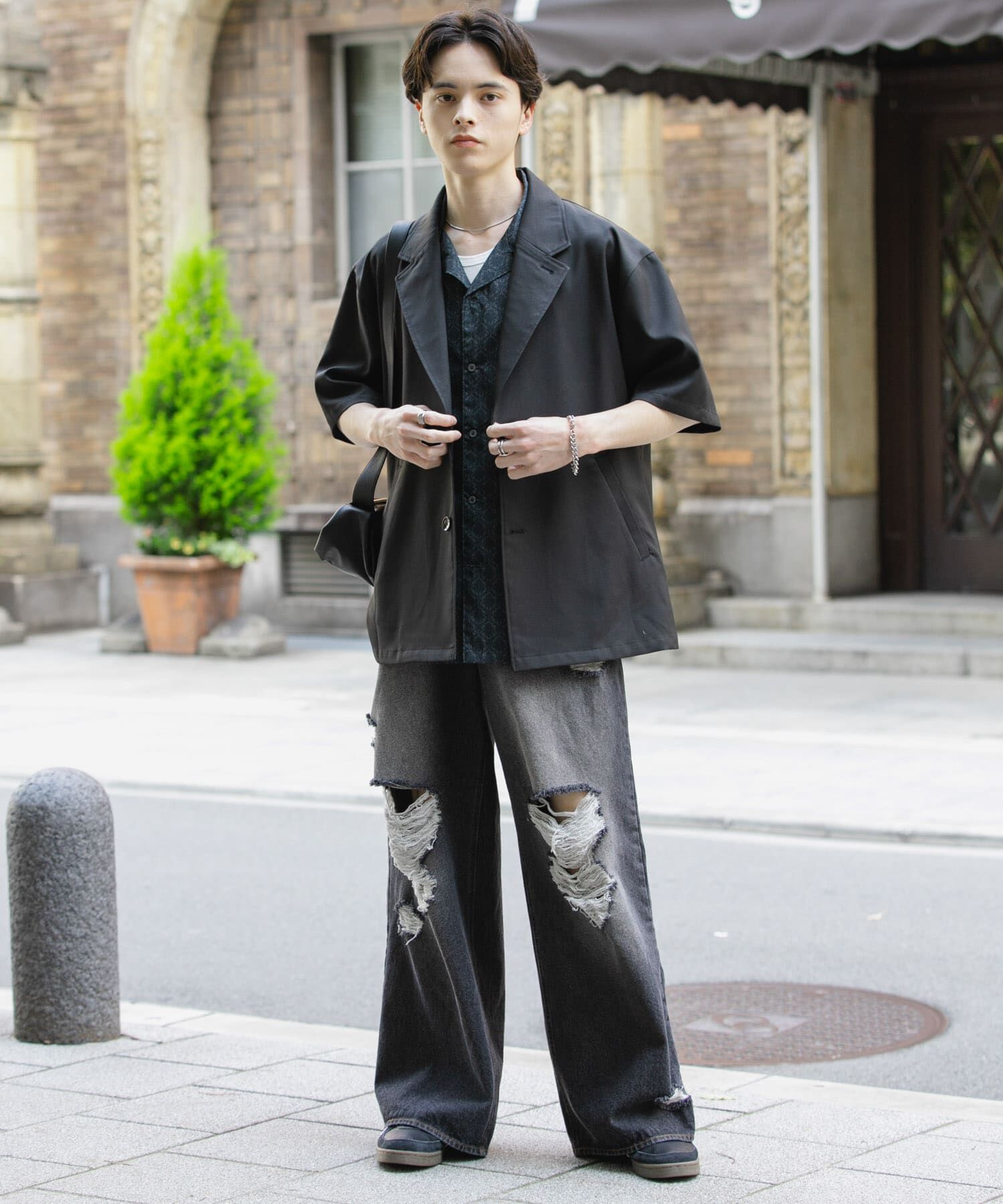 SENSE OF PLACE by URBAN RESEARCH「リネンライクテーラードショートスリーブジャケット」|その他|