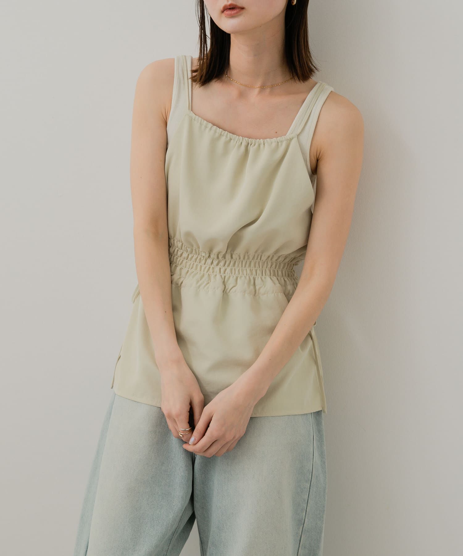 SENSE OF PLACE by URBAN RESEARCH「ホルターネックキャミトップ」|キャミソール|