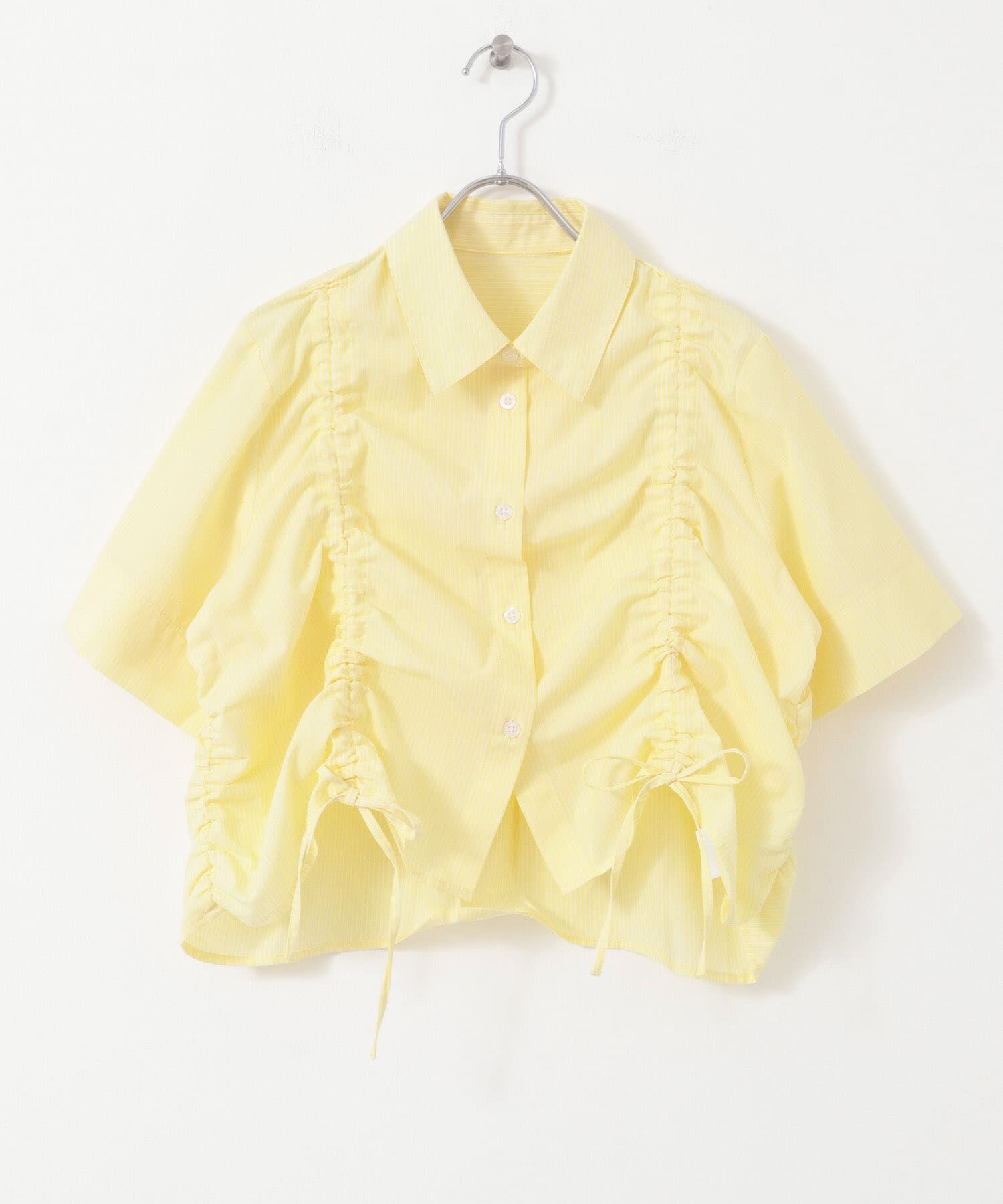 SENSE OF PLACE by URBAN RESEARCH「クロップドシャーリングシャツ(半袖)」|シャツ・ブラウス|