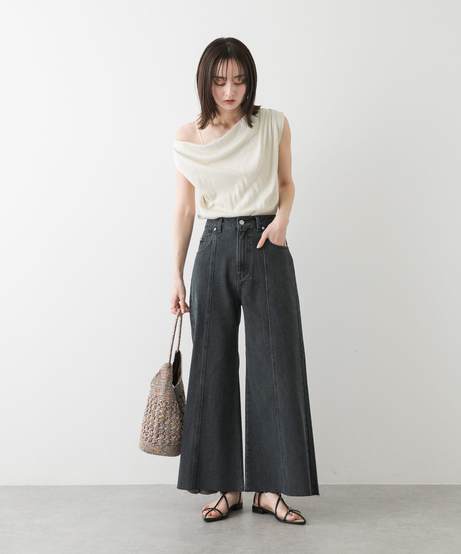 SENSE OF PLACE by URBAN RESEARCH「ルーズフレアデニム」|デニム|