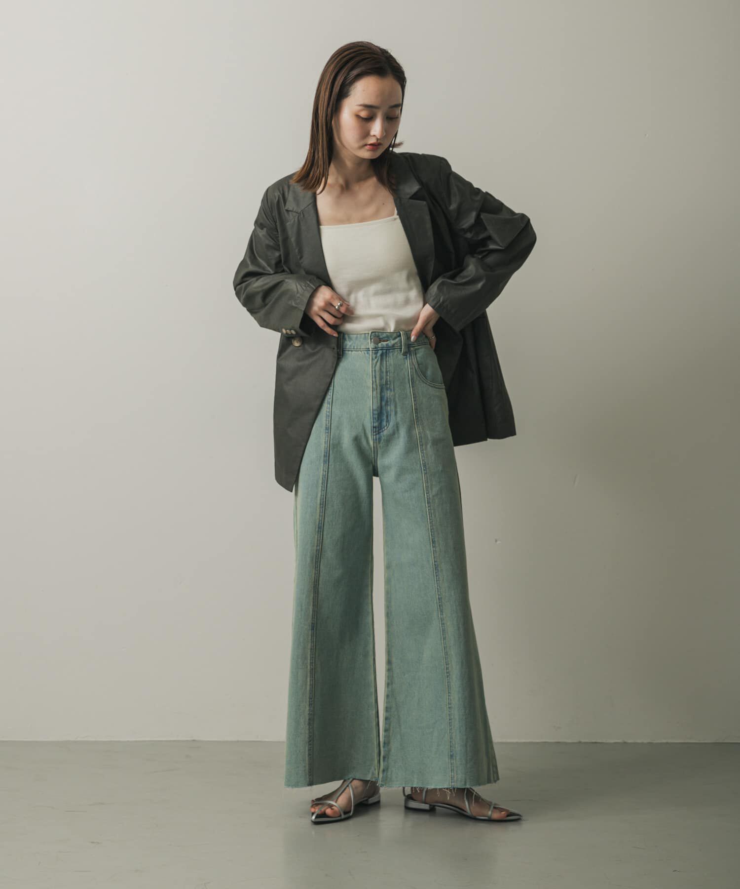 SENSE OF PLACE by URBAN RESEARCH「ルーズフレアデニム」|デニム|