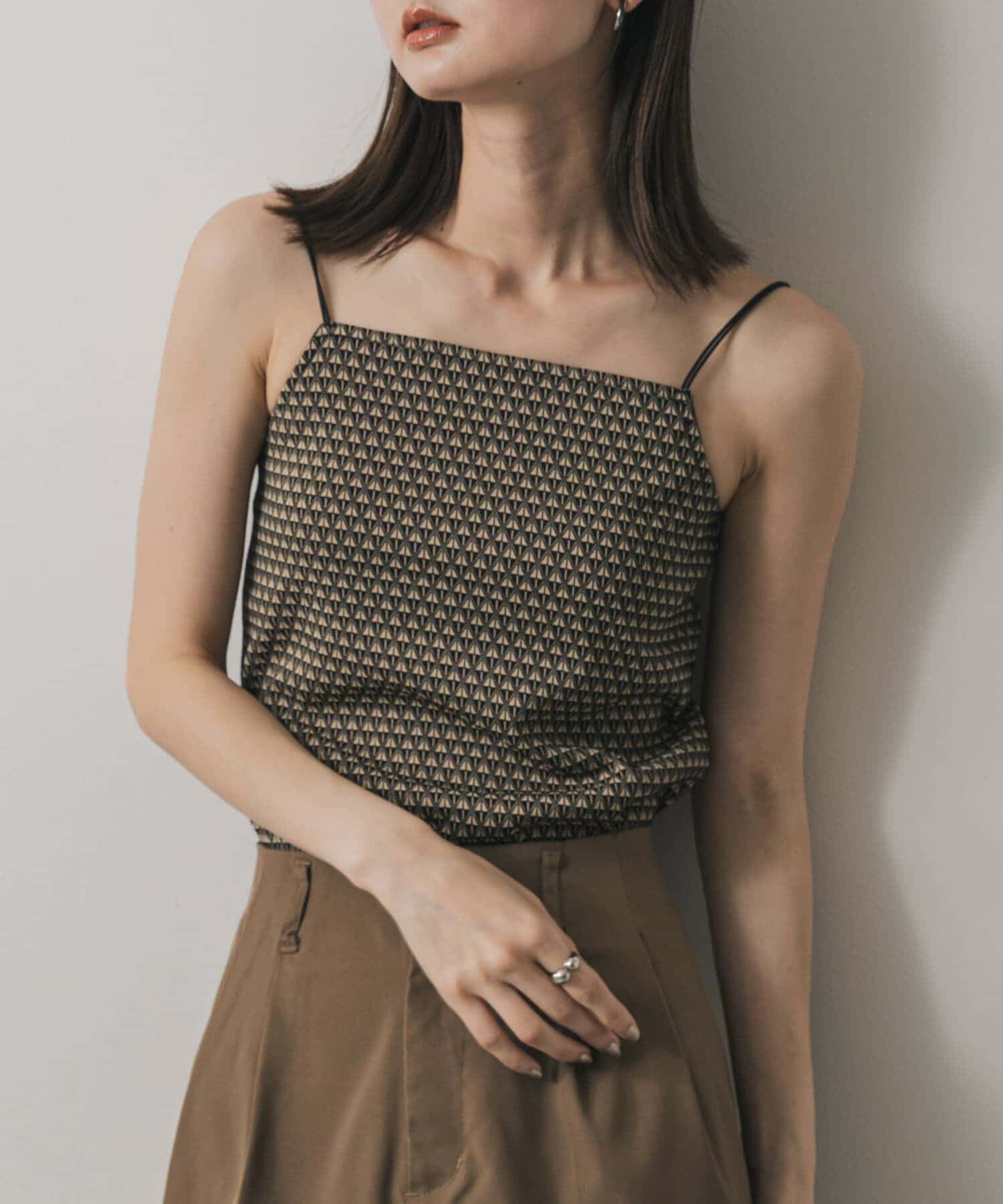 SENSE OF PLACE by URBAN RESEARCH「パターンダブルストラップキャミ」|キャミソール|