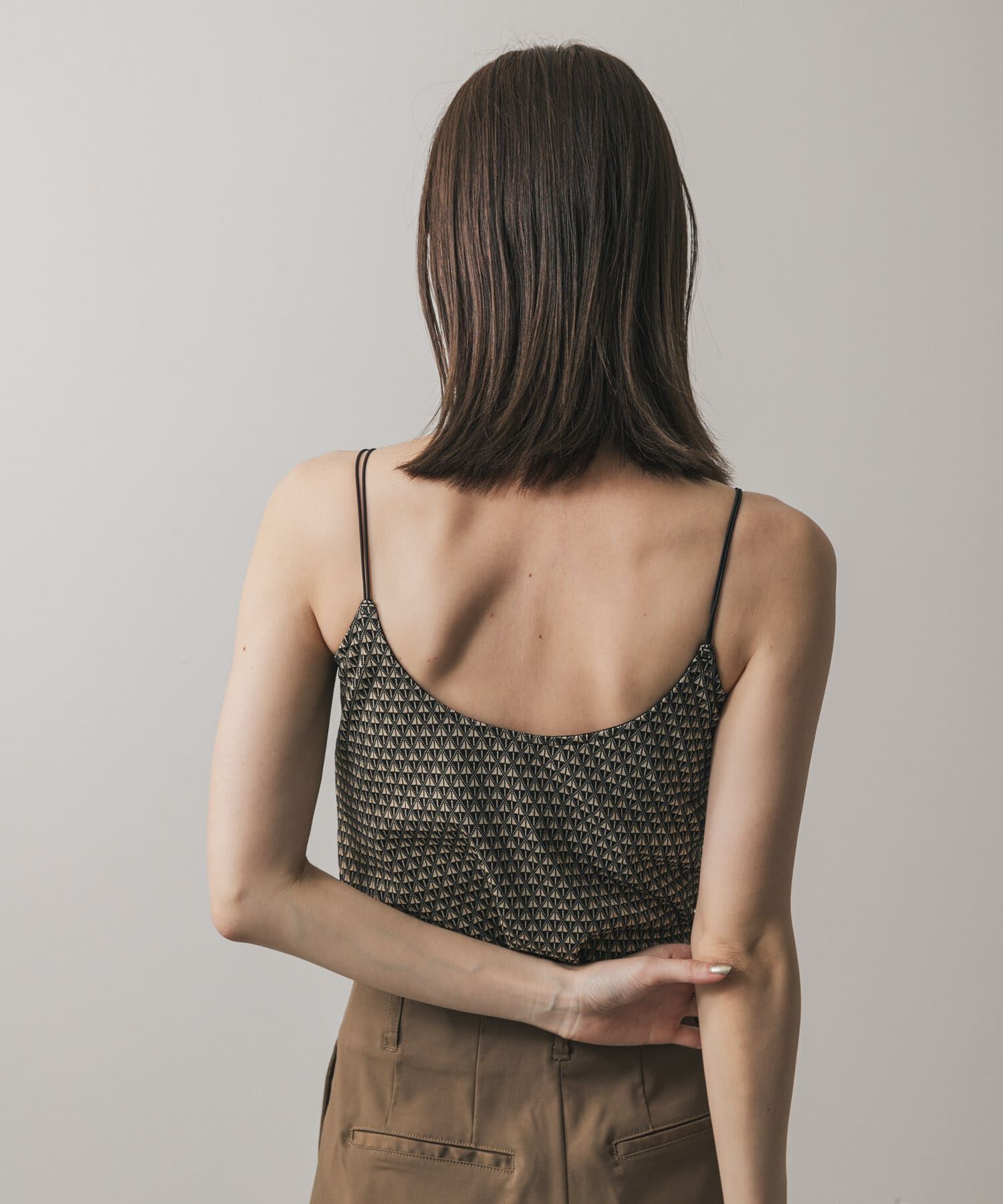 SENSE OF PLACE by URBAN RESEARCH「パターンダブルストラップキャミ」|キャミソール|