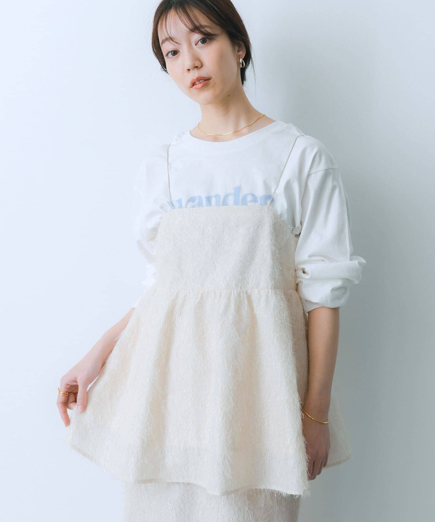 SENSE OF PLACE by URBAN RESEARCH「ジャガードフリンジキャミソールトップ」|キャミソール|