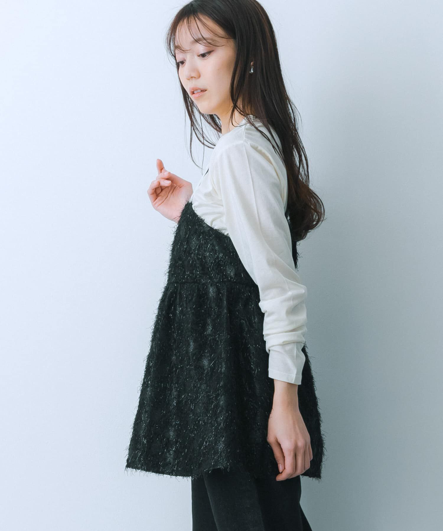 SENSE OF PLACE by URBAN RESEARCH「ジャガードフリンジキャミソールトップ」|キャミソール|