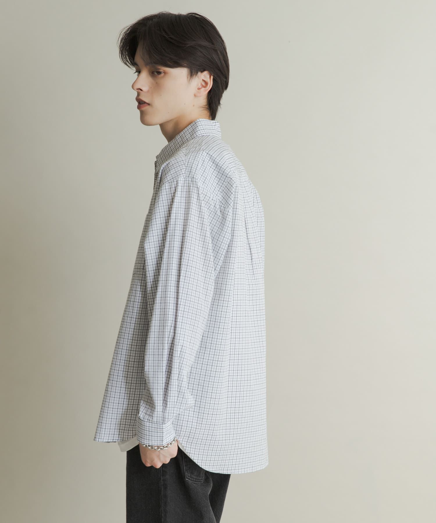 SENSE OF PLACE by URBAN RESEARCH「マイクログラフチェックロングスリーブシャツ」|シャツ・ブラウス|