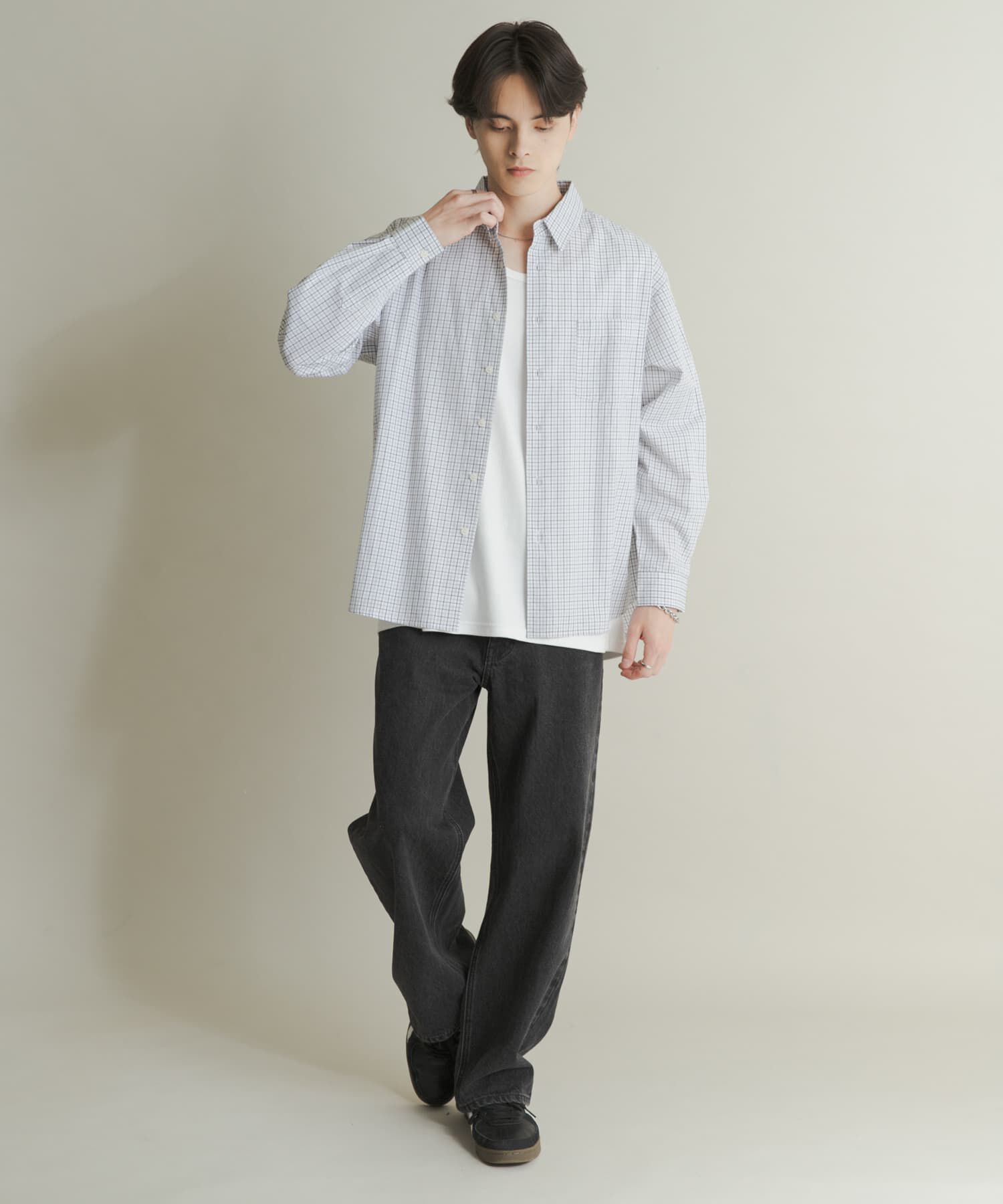 SENSE OF PLACE by URBAN RESEARCH「マイクログラフチェックロングスリーブシャツ」|シャツ・ブラウス|