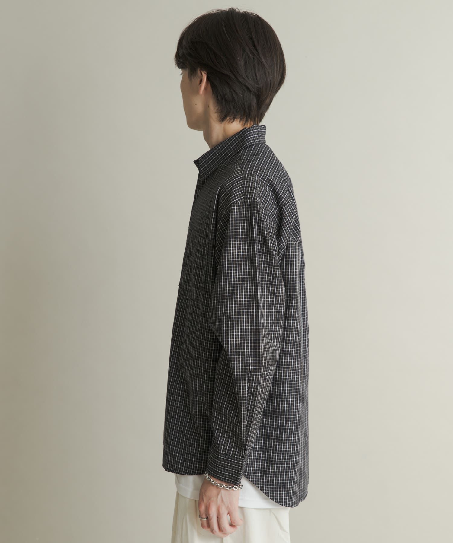 SENSE OF PLACE by URBAN RESEARCH「マイクログラフチェックロングスリーブシャツ」|シャツ・ブラウス|